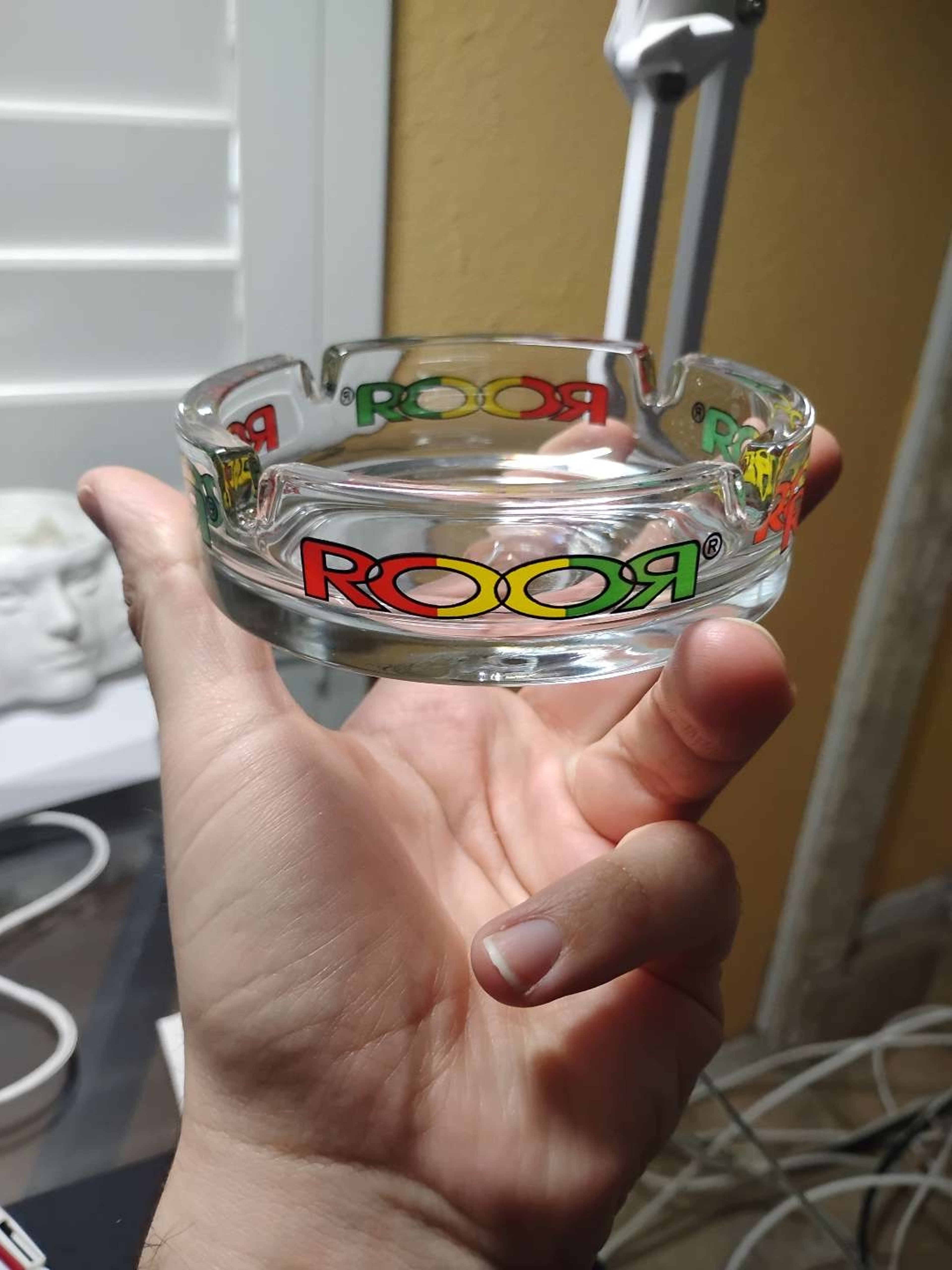 Preview pic of RooR Germany Rasta Ash Tray (Very Rare to find)