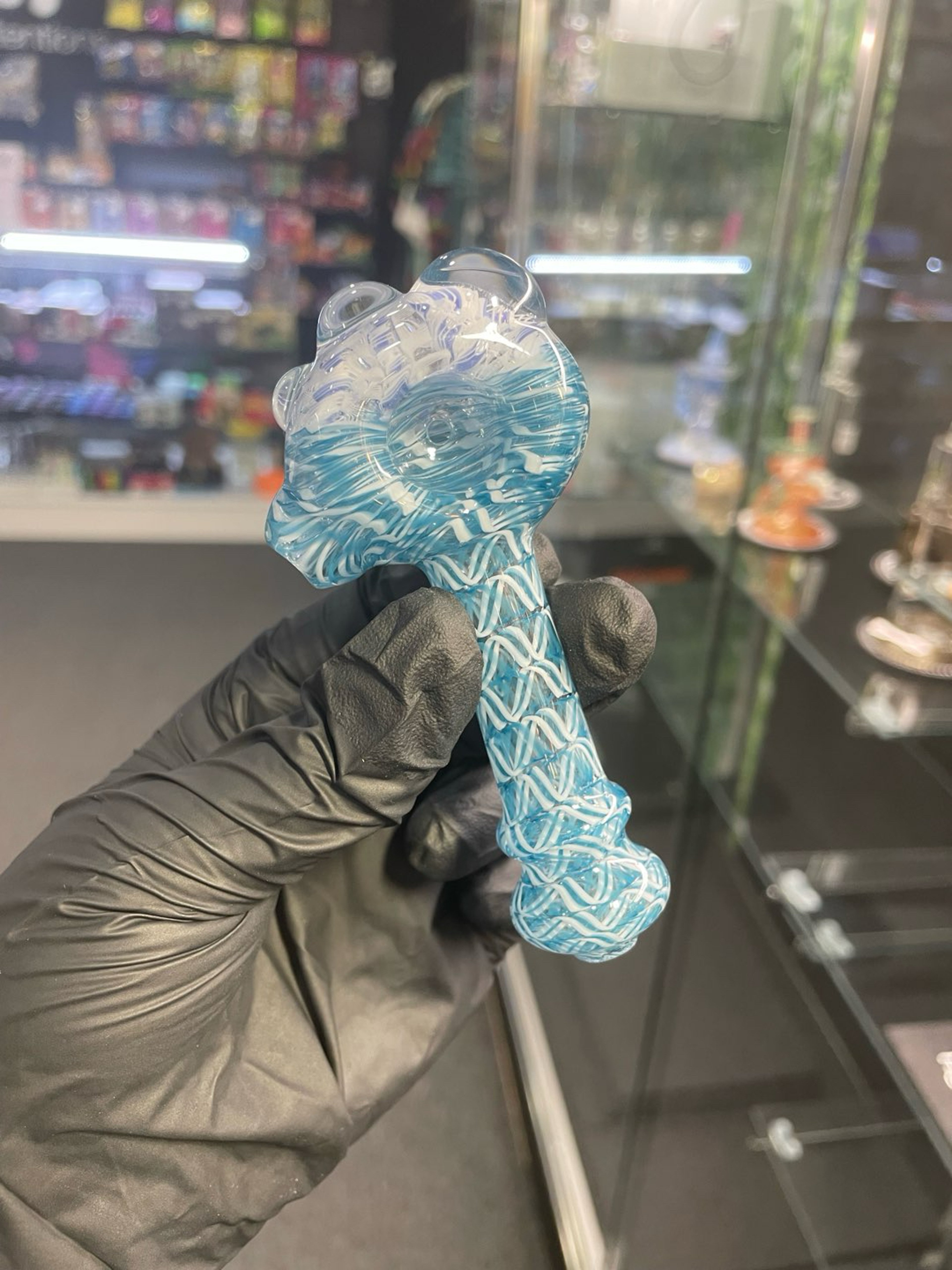 Preview pic of Harold Cooney Spoon Blue White