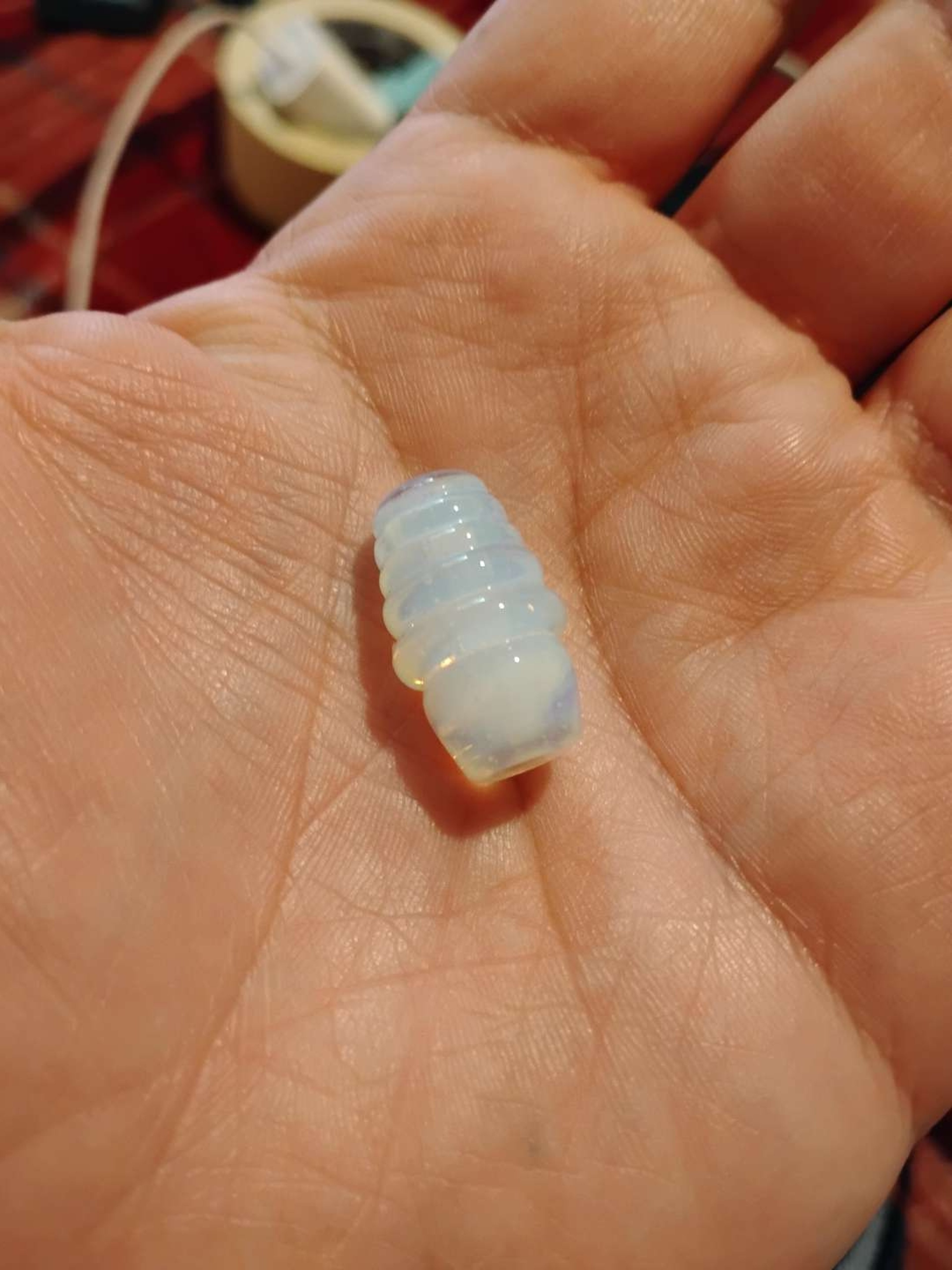 Preview pic of Honey comb oculus cap opal for Puffco