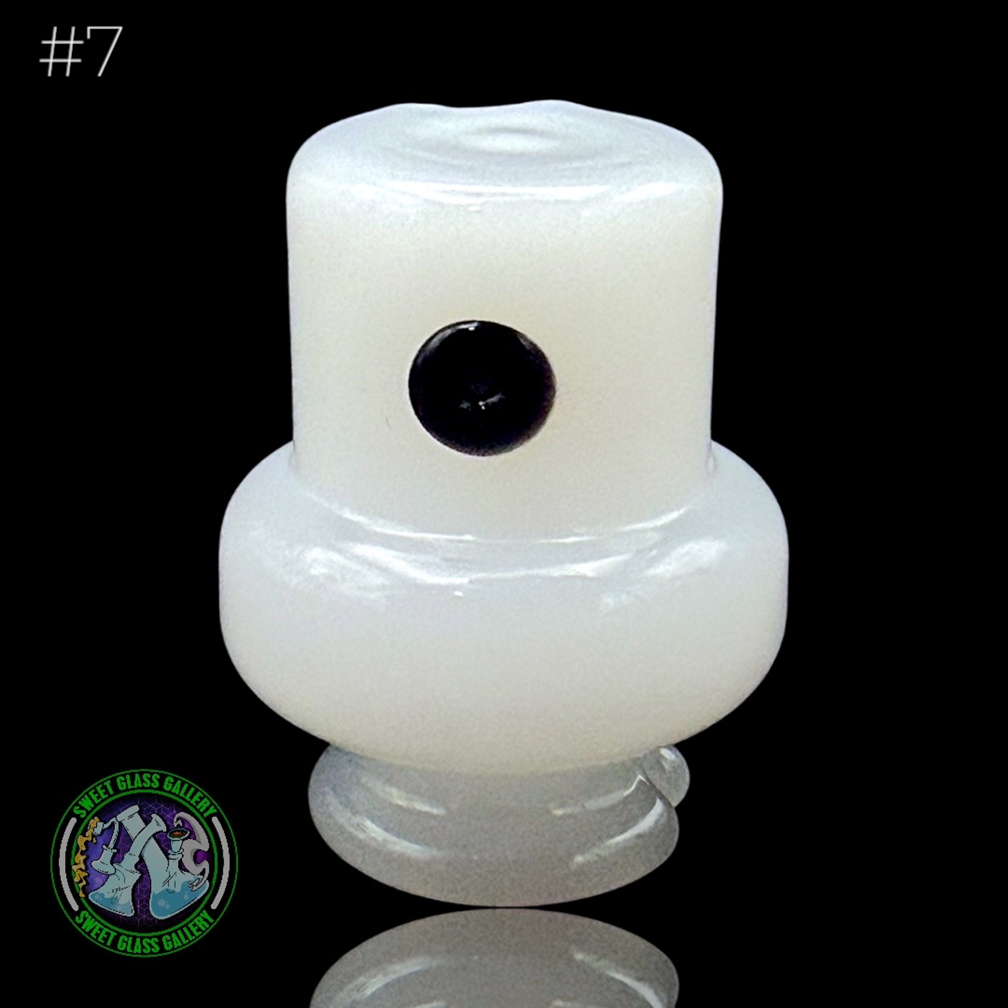 Preview pic of Rone Glass - Pivot Top #7 - White Spray Can Tip