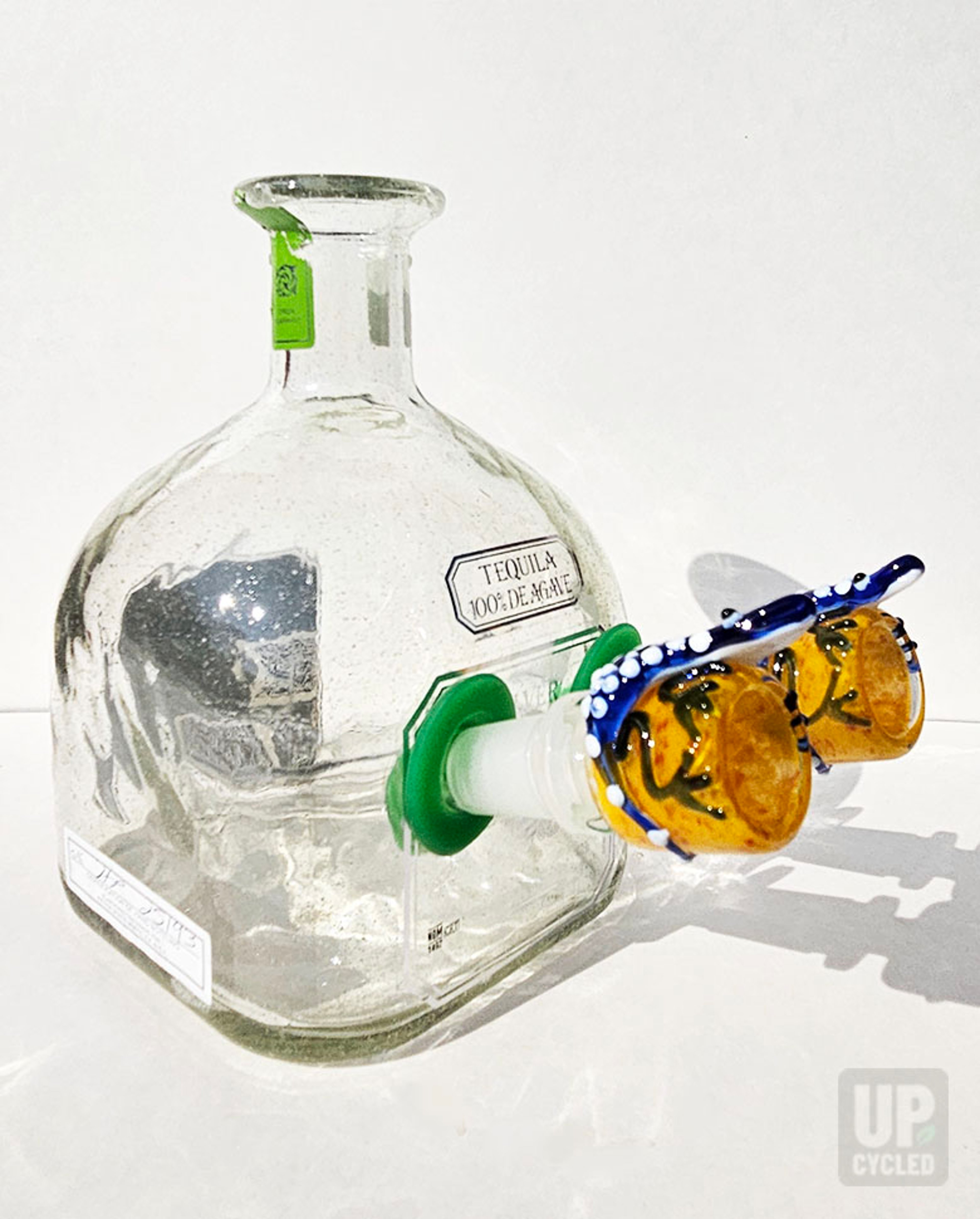 Preview pic of Patron Dbl Barrel Bong - Fully Assembled - Dab Compatible