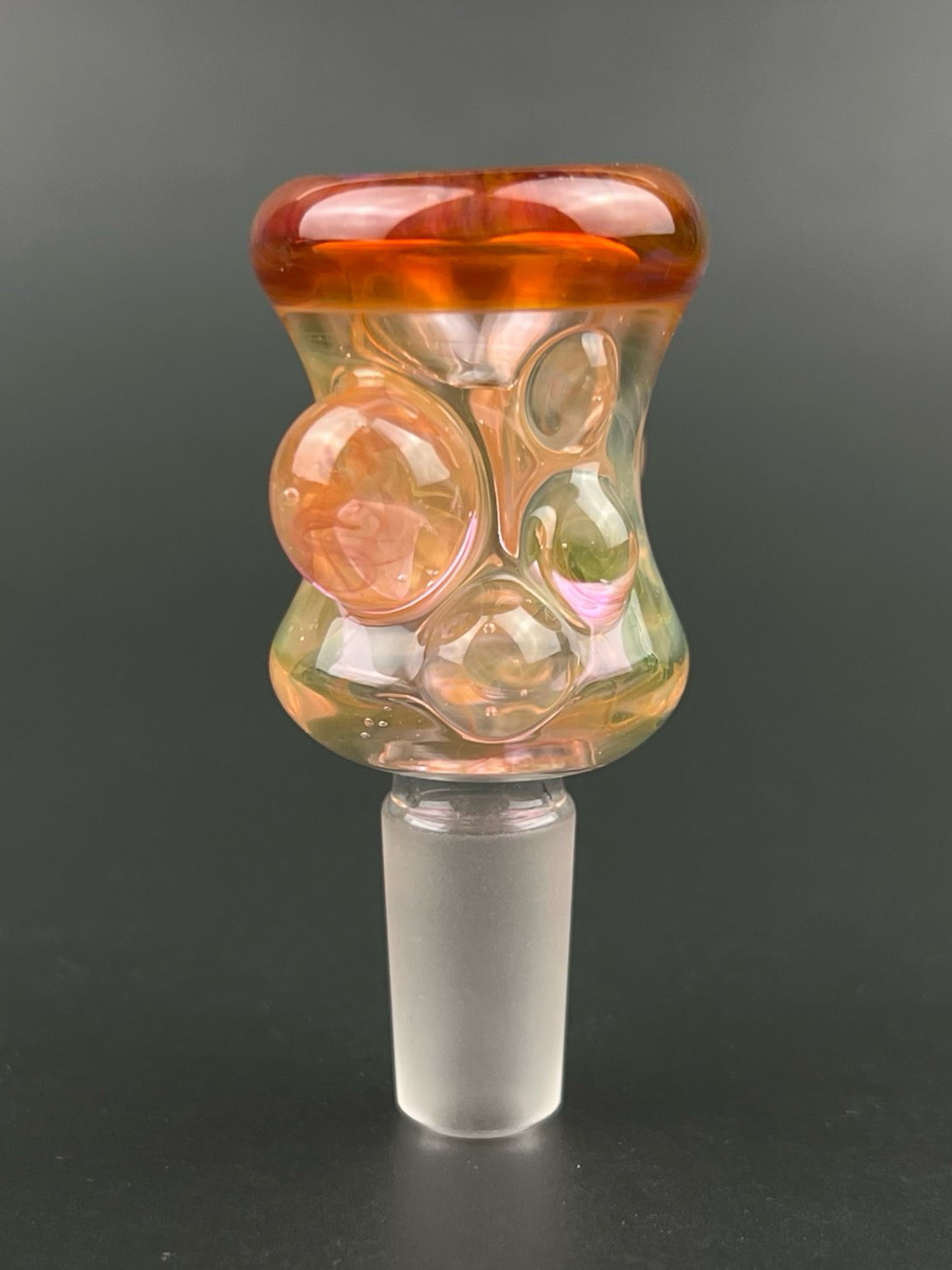 Preview pic of 14mm Glass Bowl Slide – Single Hole by The Beardless Menace