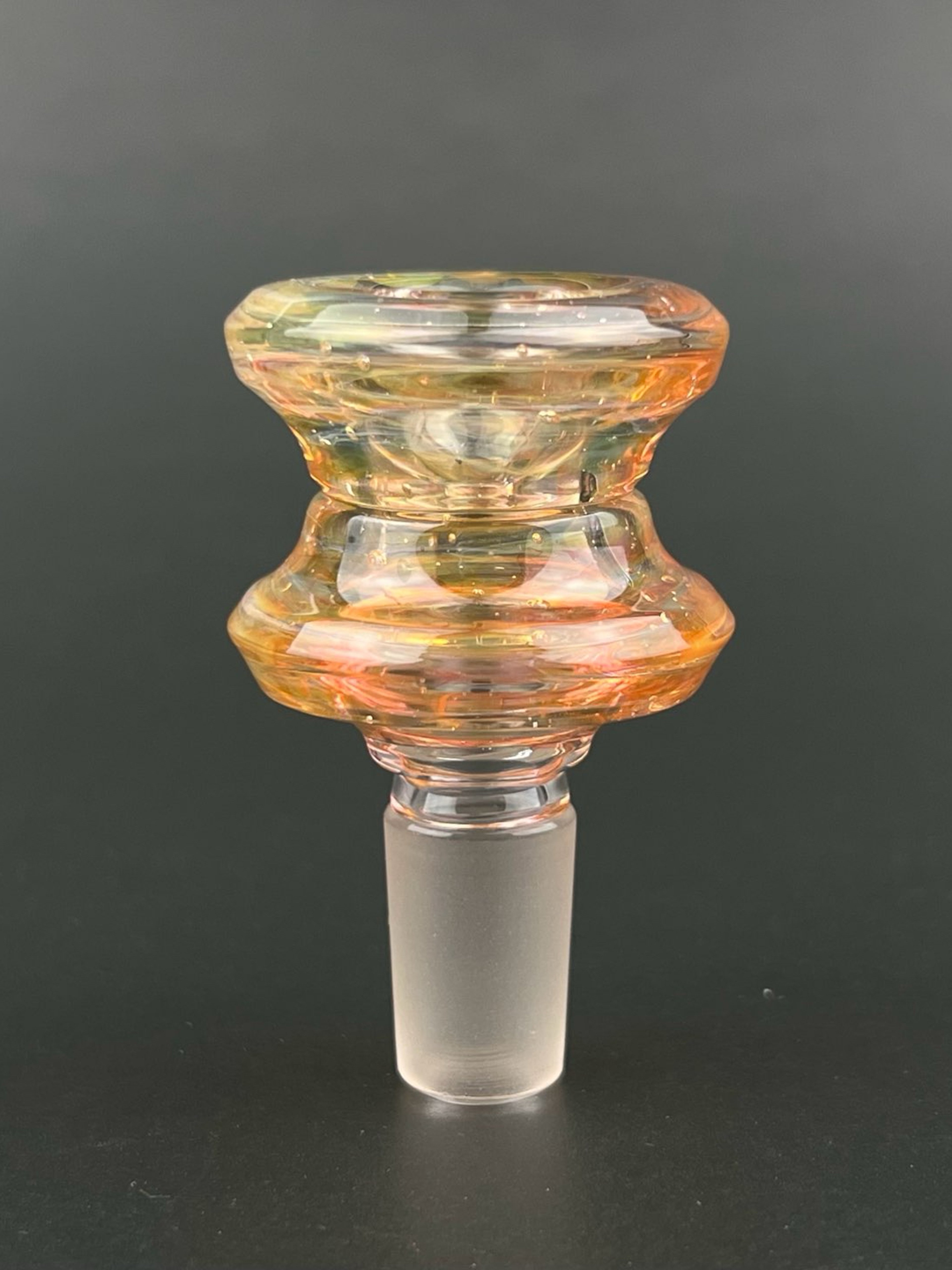 Preview pic of 14mm Glass Bowl Slide – Single Hole by The Beardless Menace
