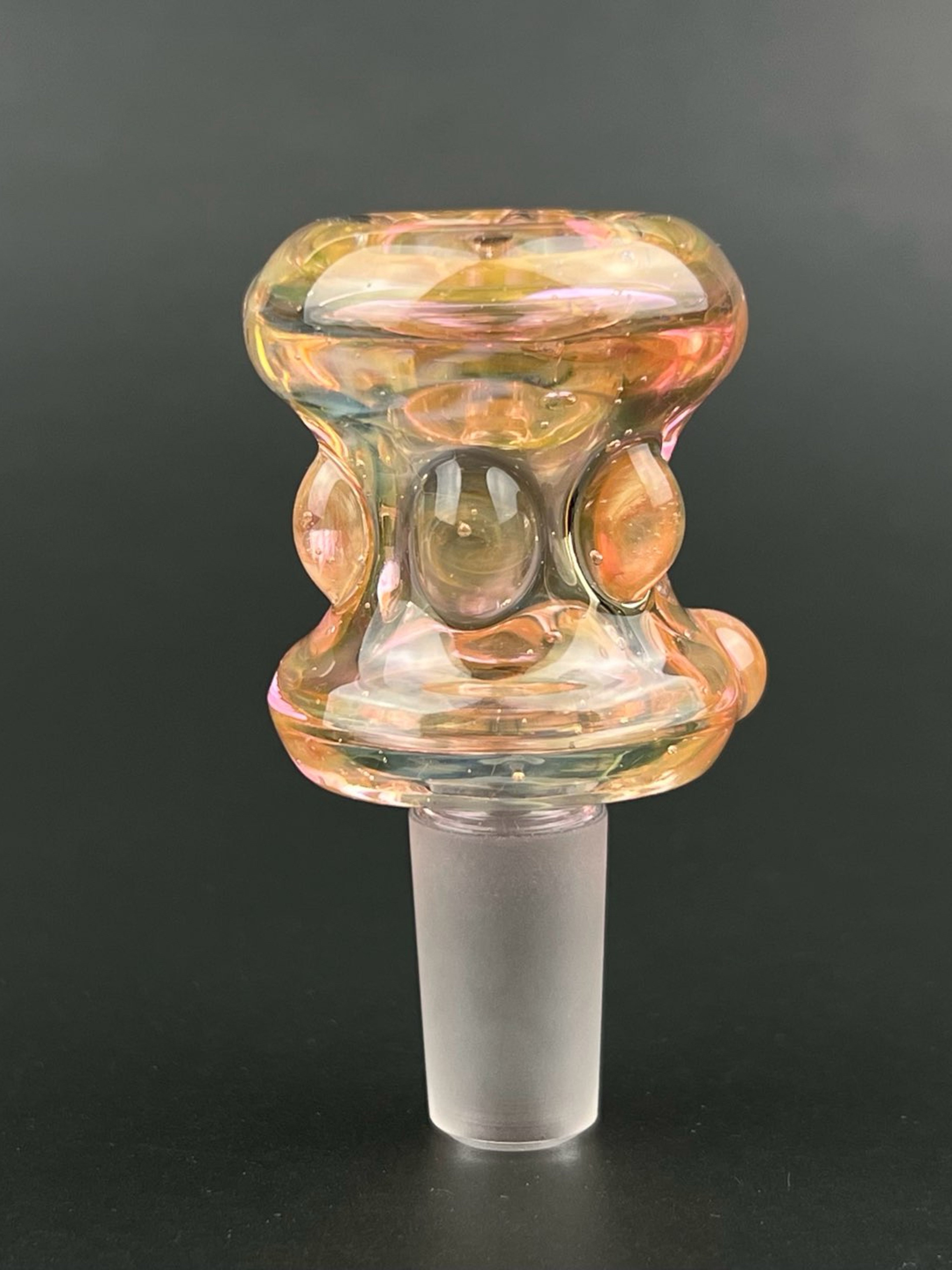 Preview pic of 14mm Glass Bowl Slide – Single Hole by The Beardless Menace