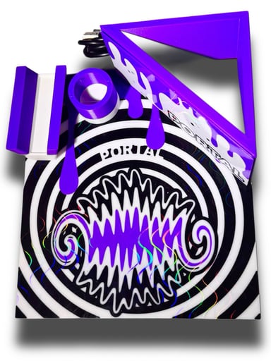Preview pic of Dab Portal - Wig Wag Purp/White