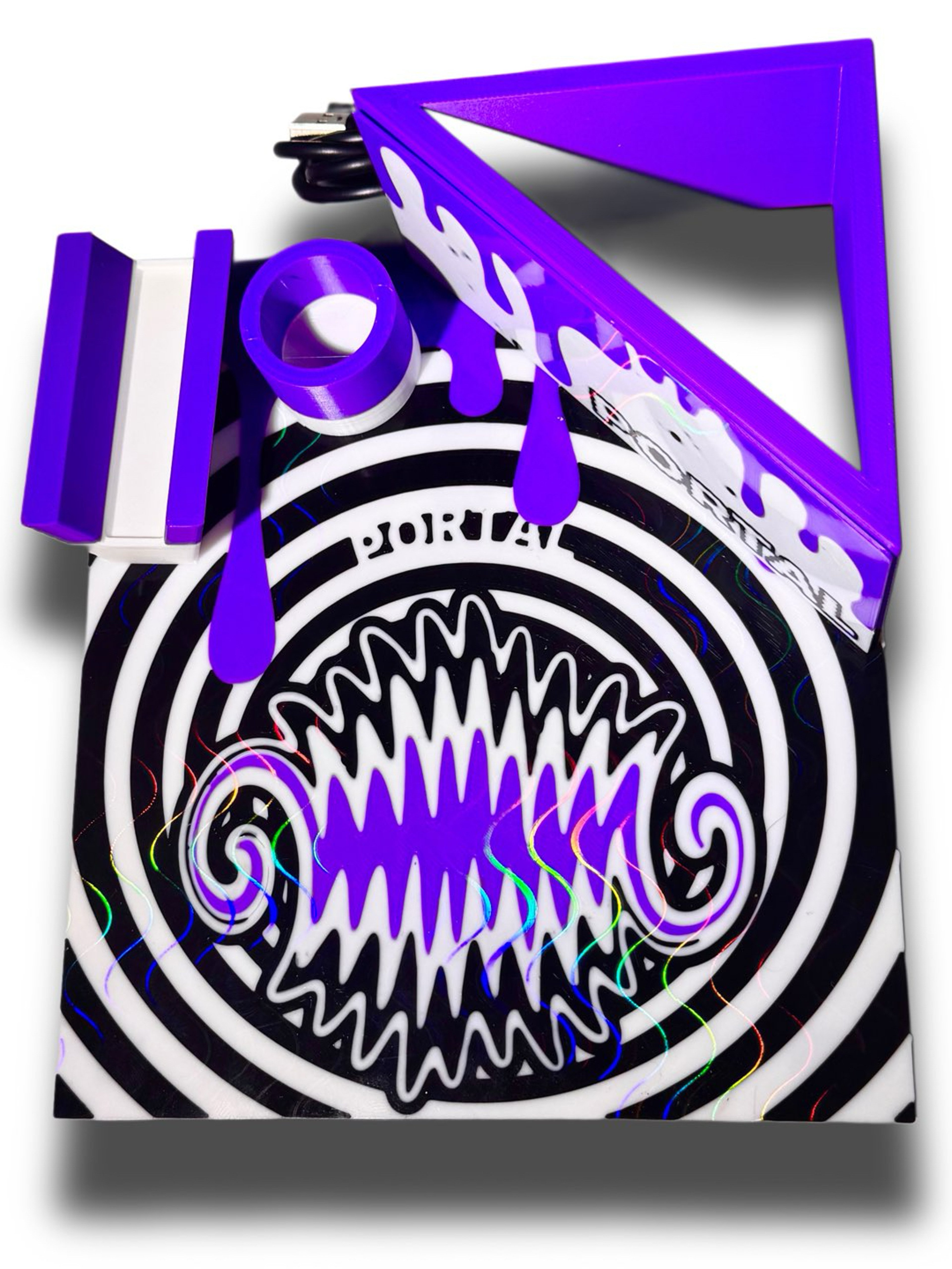 Preview pic of Dab Portal - Wig Wag Purp/White