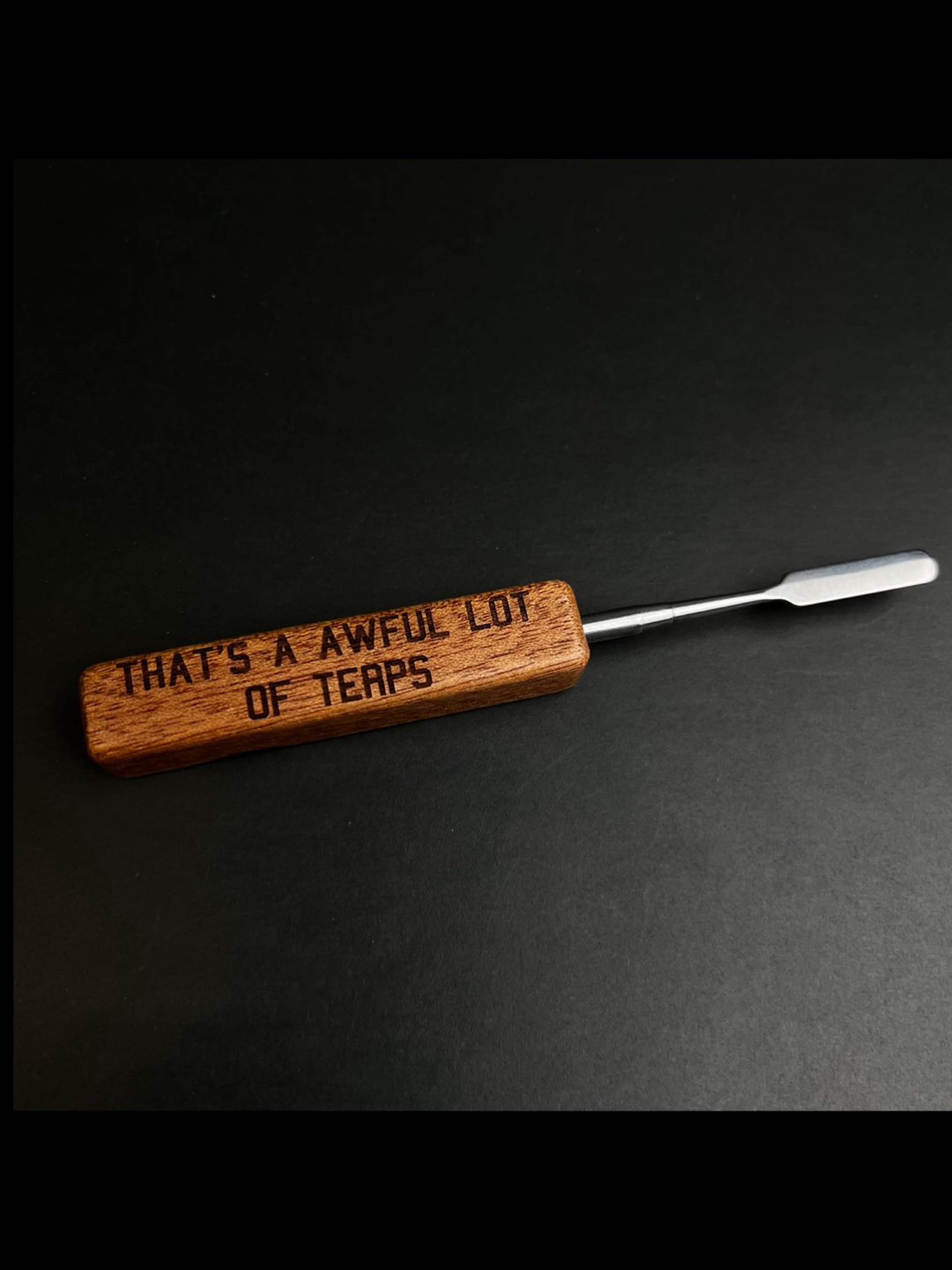 Preview pic of AWFUL LOT OF TERPS Premium Wood Dab Tool