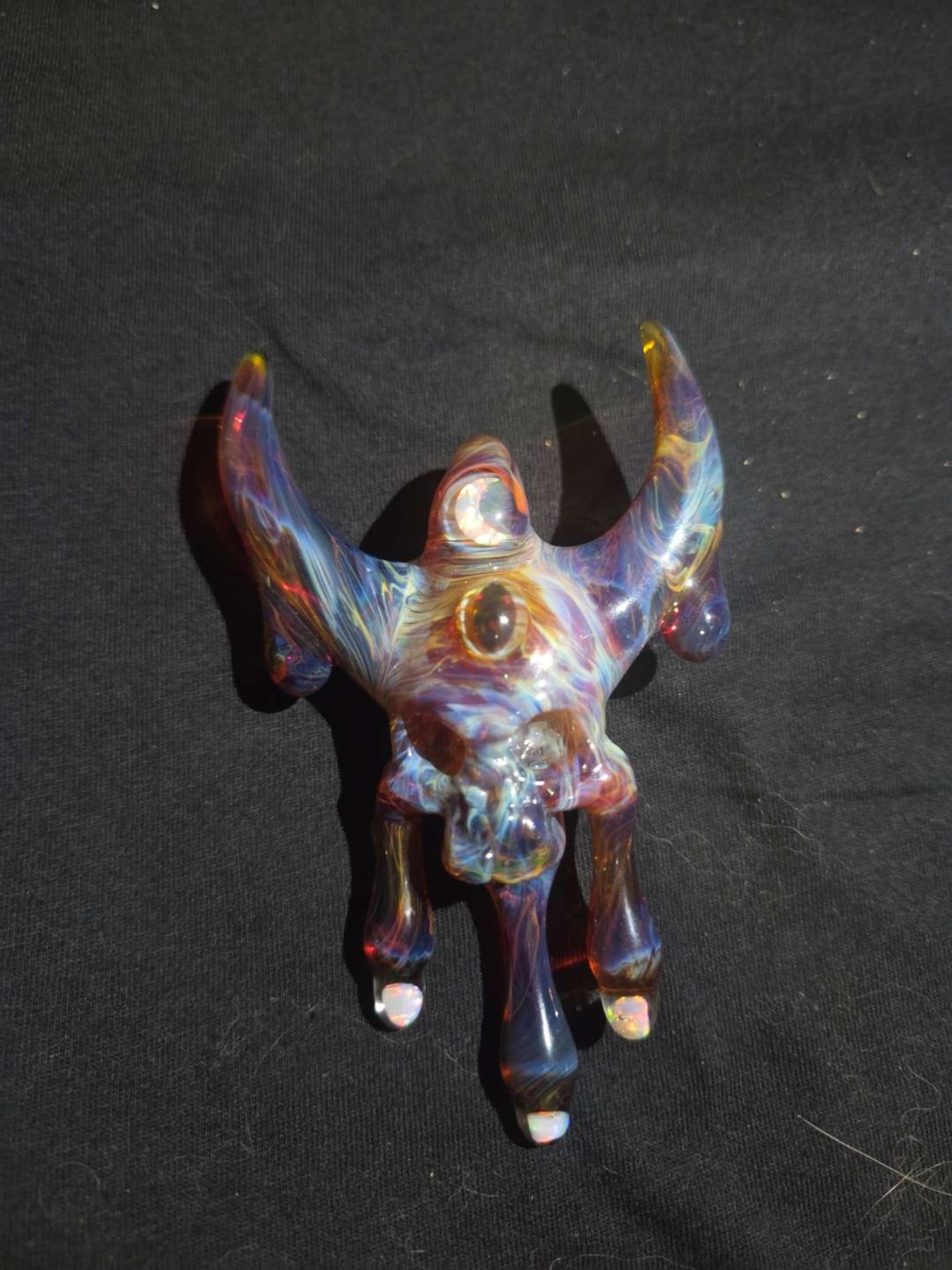 Preview pic of Kberg Glass Drippy Opal Demon