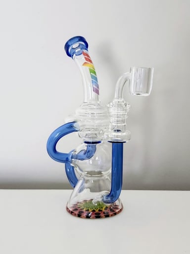 Preview pic of 8.5"H Falcon Recycler + Banger***Free Shipping***