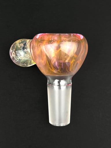 Preview pic of 14mm Single Hole Glass Bowl Slide by The Beardless Menace