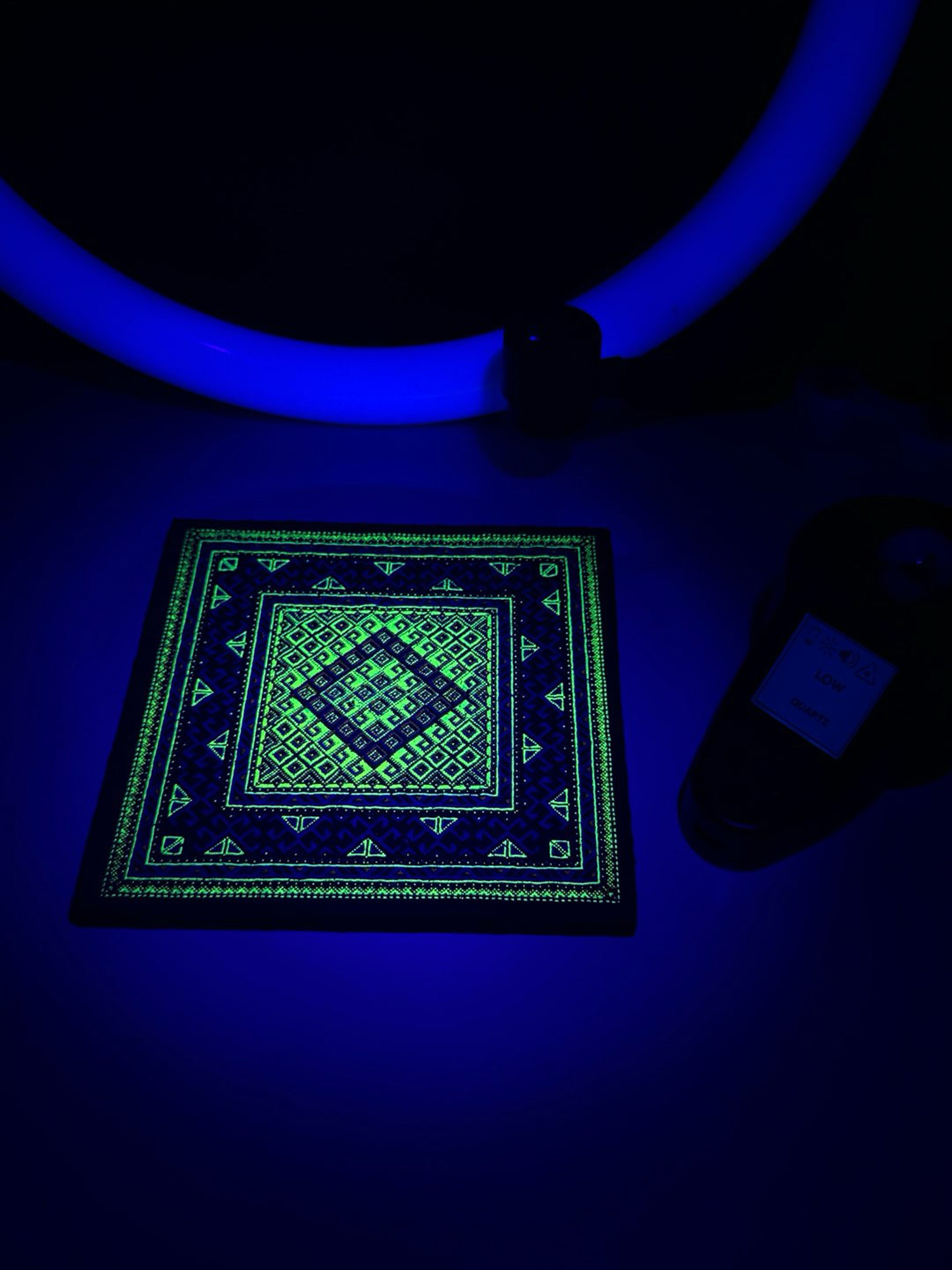 Preview pic of 5” OG UV Rug. Bitrug before Bitrugs