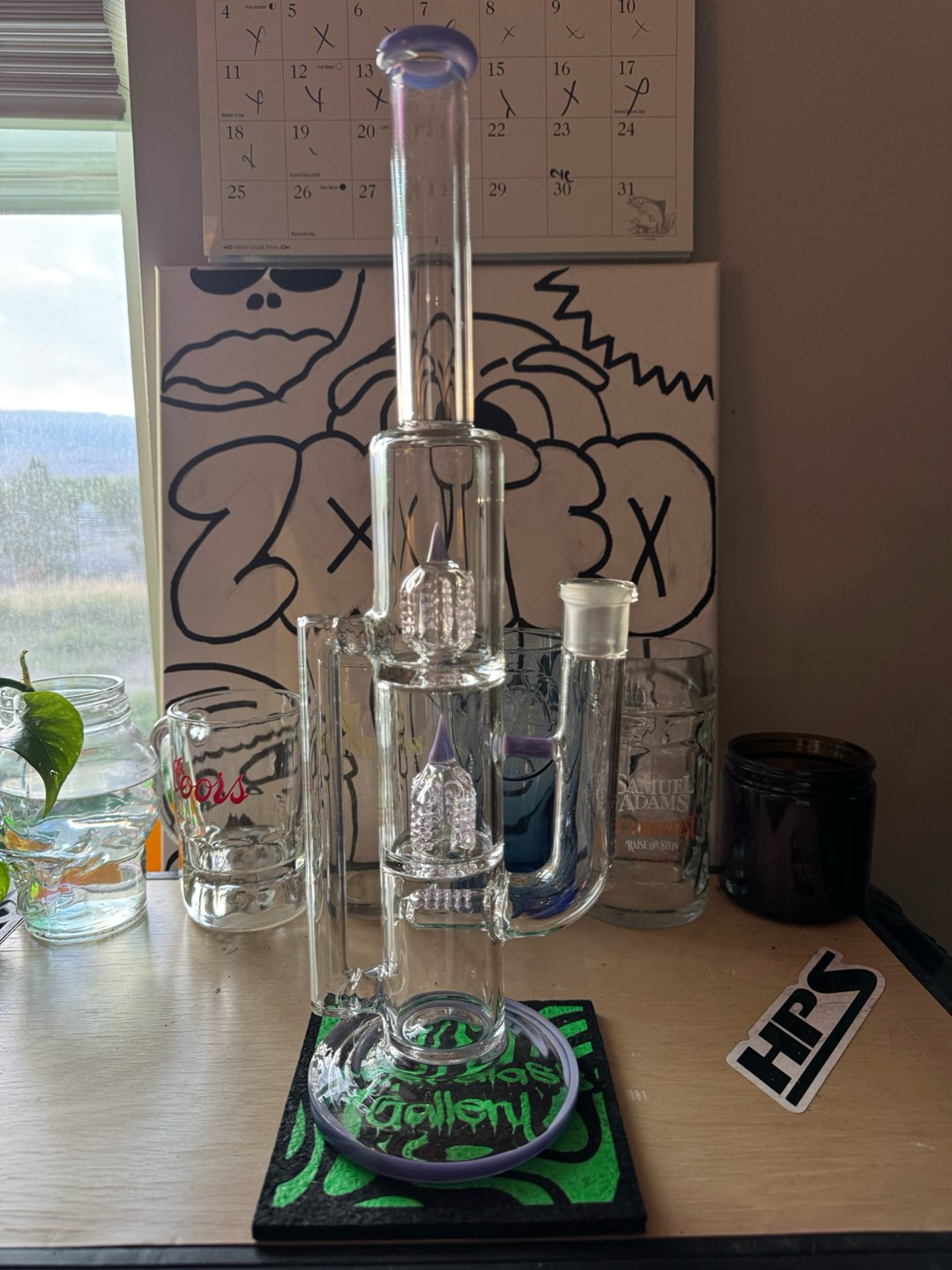 Preview pic of Tree perc recycler bong