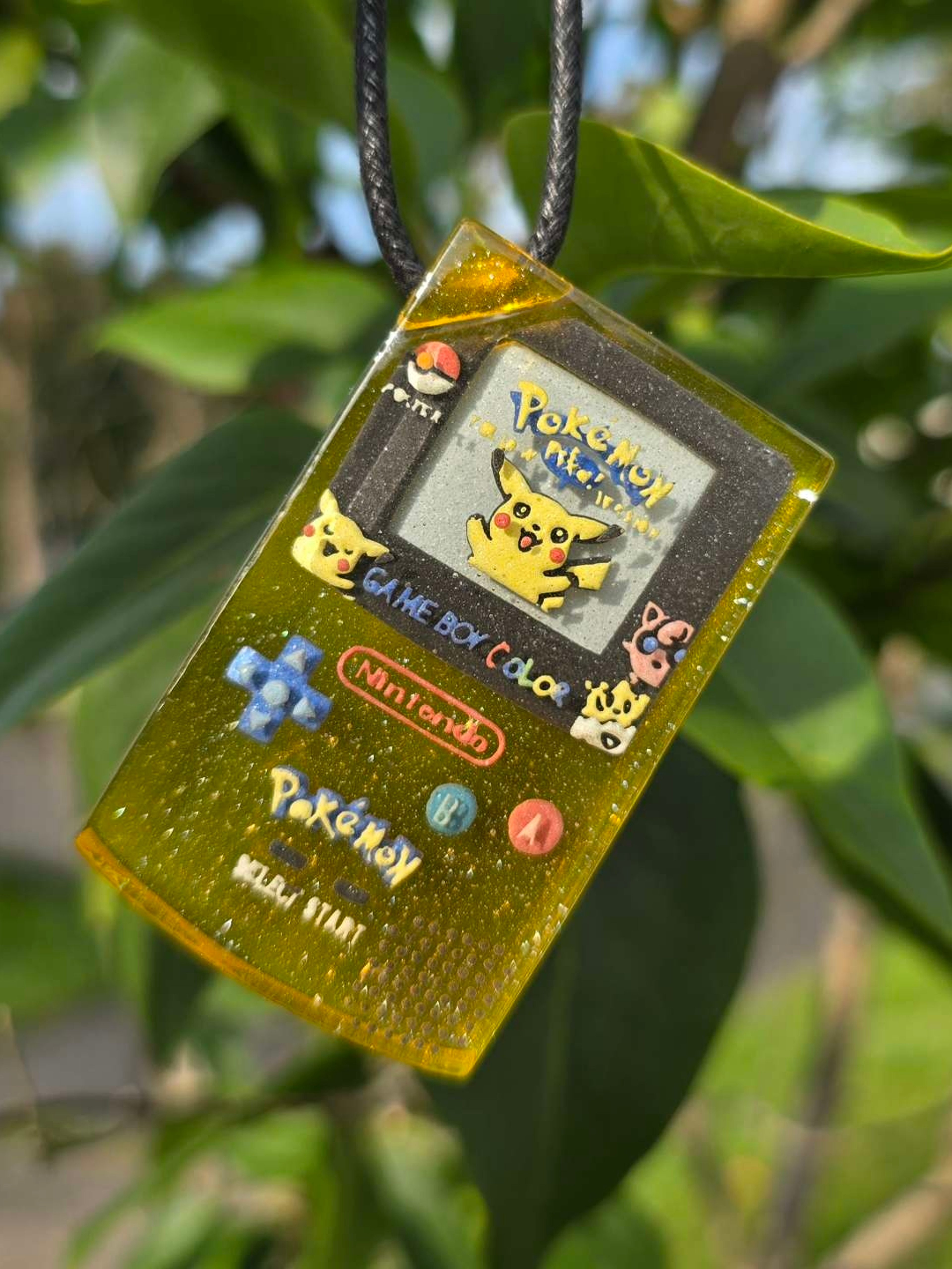 Preview pic of Pokemon Edition Game Boy Layered Glow Pendant