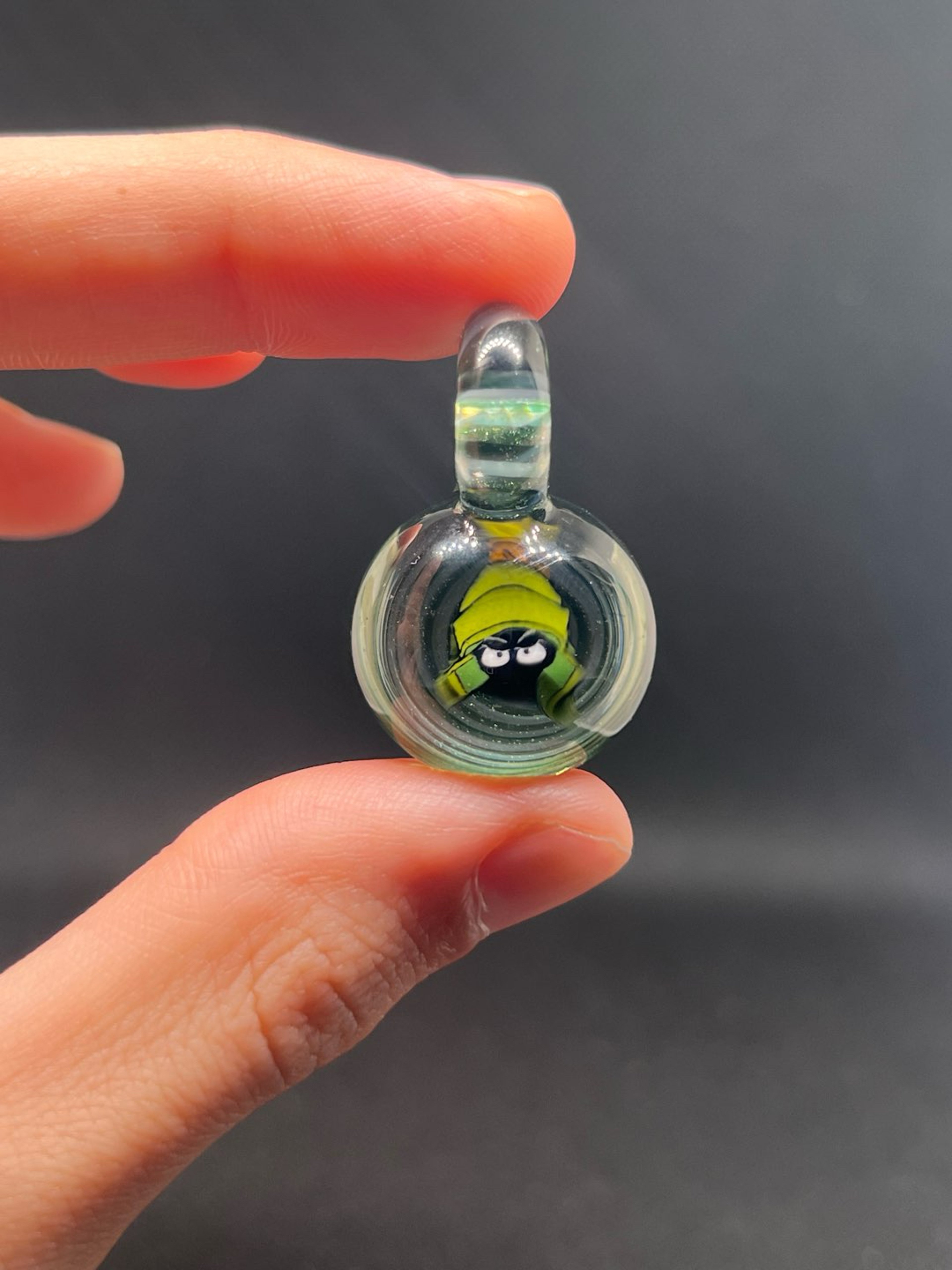 Preview pic of UV Marvin the Martian mille pendant