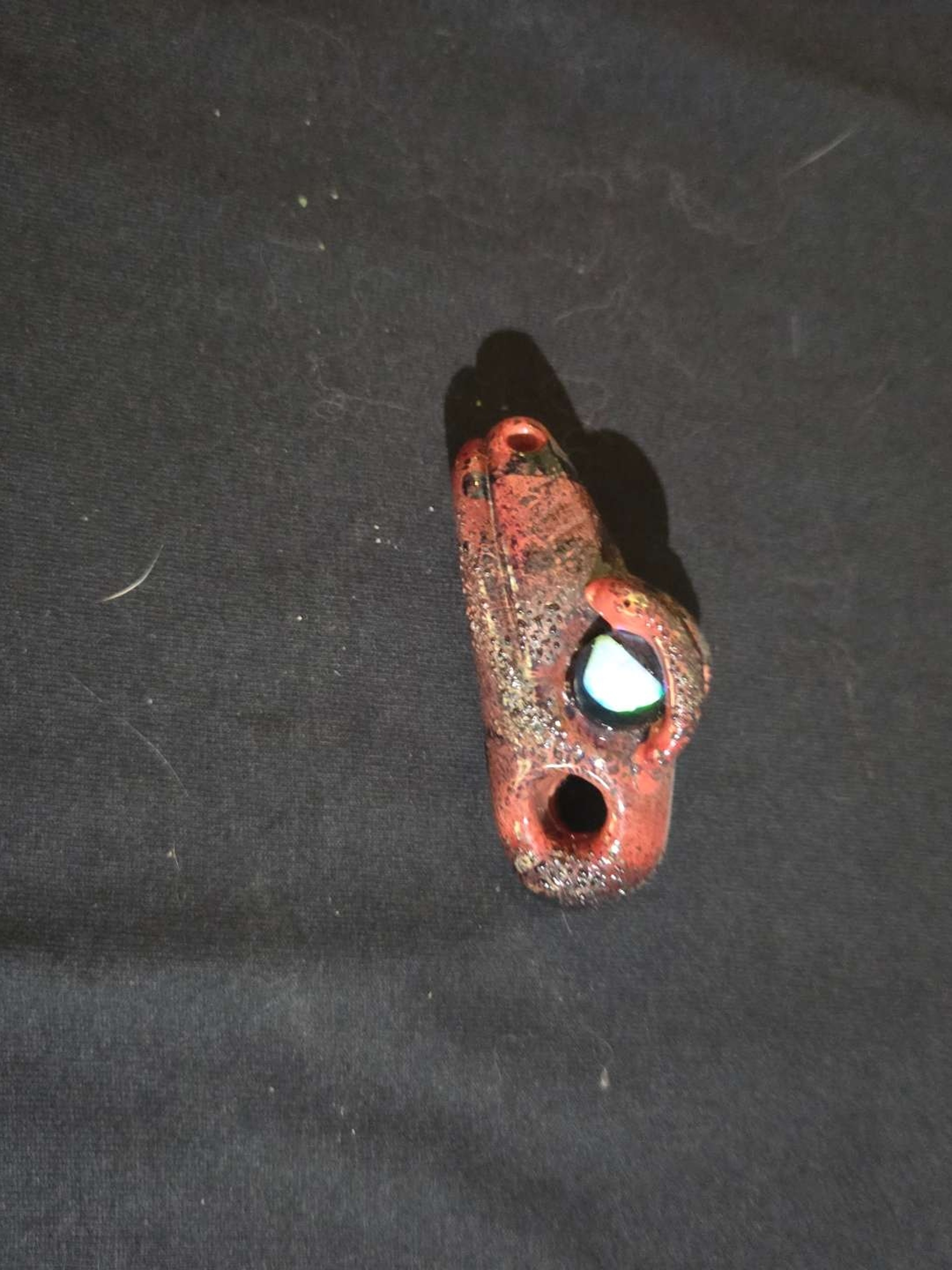 Preview pic of Hula Glass Opal Eyed Dino Head Pendant