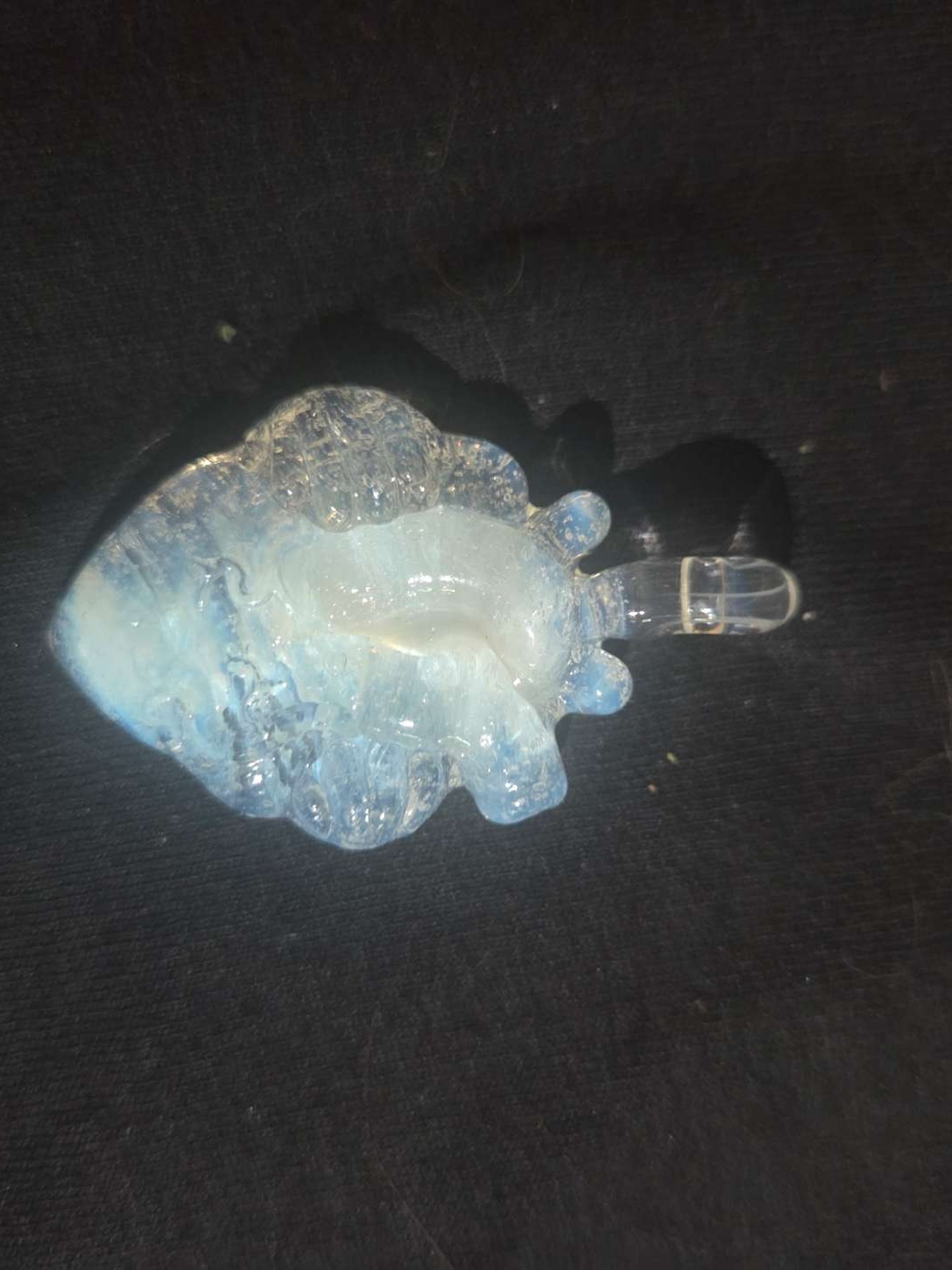 Preview pic of Babedrienne Secret White Heart Pendant