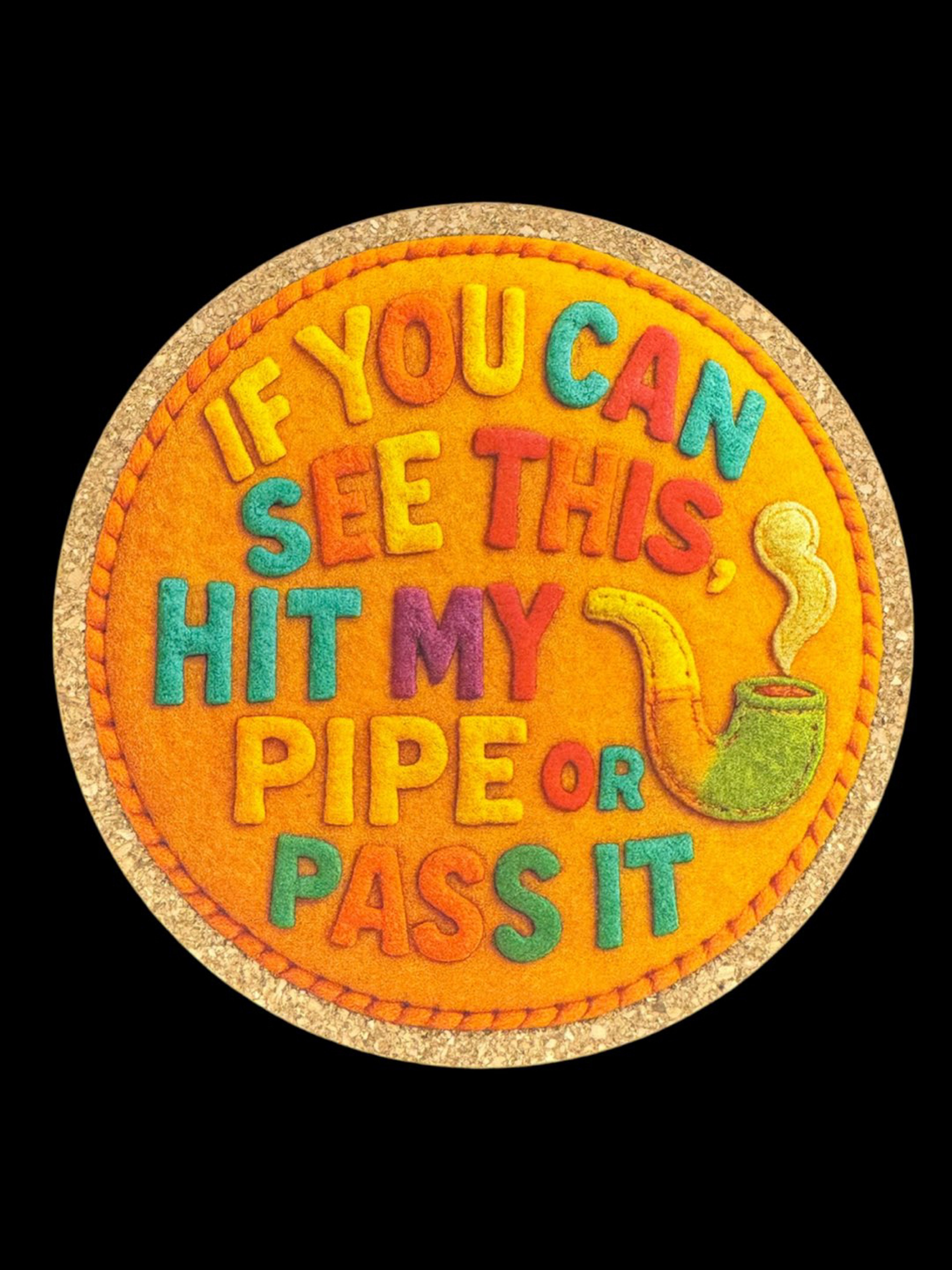 Preview pic of “If You Can See This” Felty mat by @mattitudemats