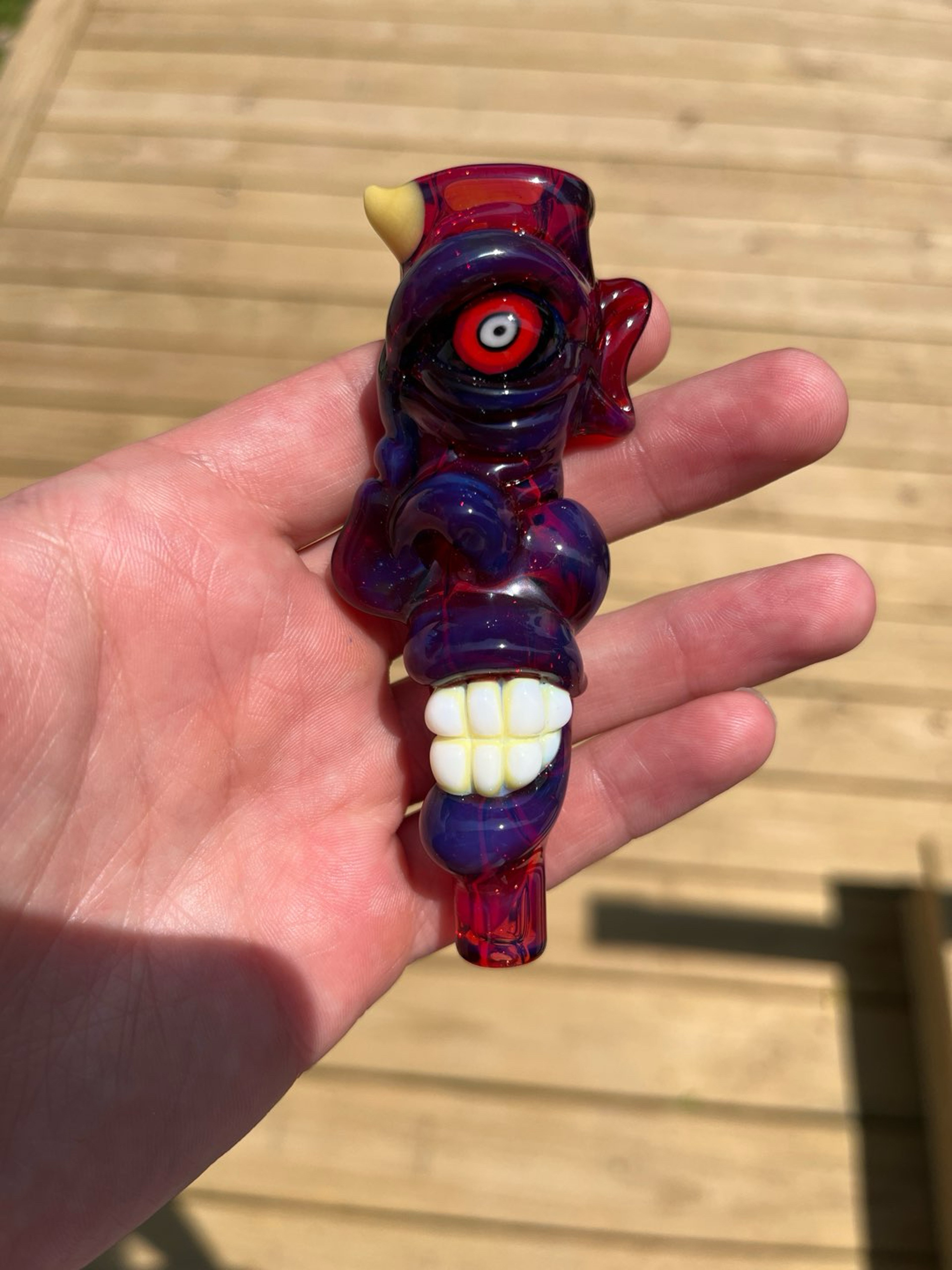 Preview pic of Kaleb Folck Glass Face Chillum