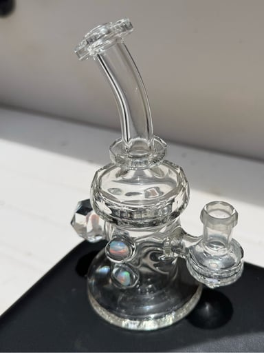 Preview pic of Alex Naples Glass 10mm Facets and Opals