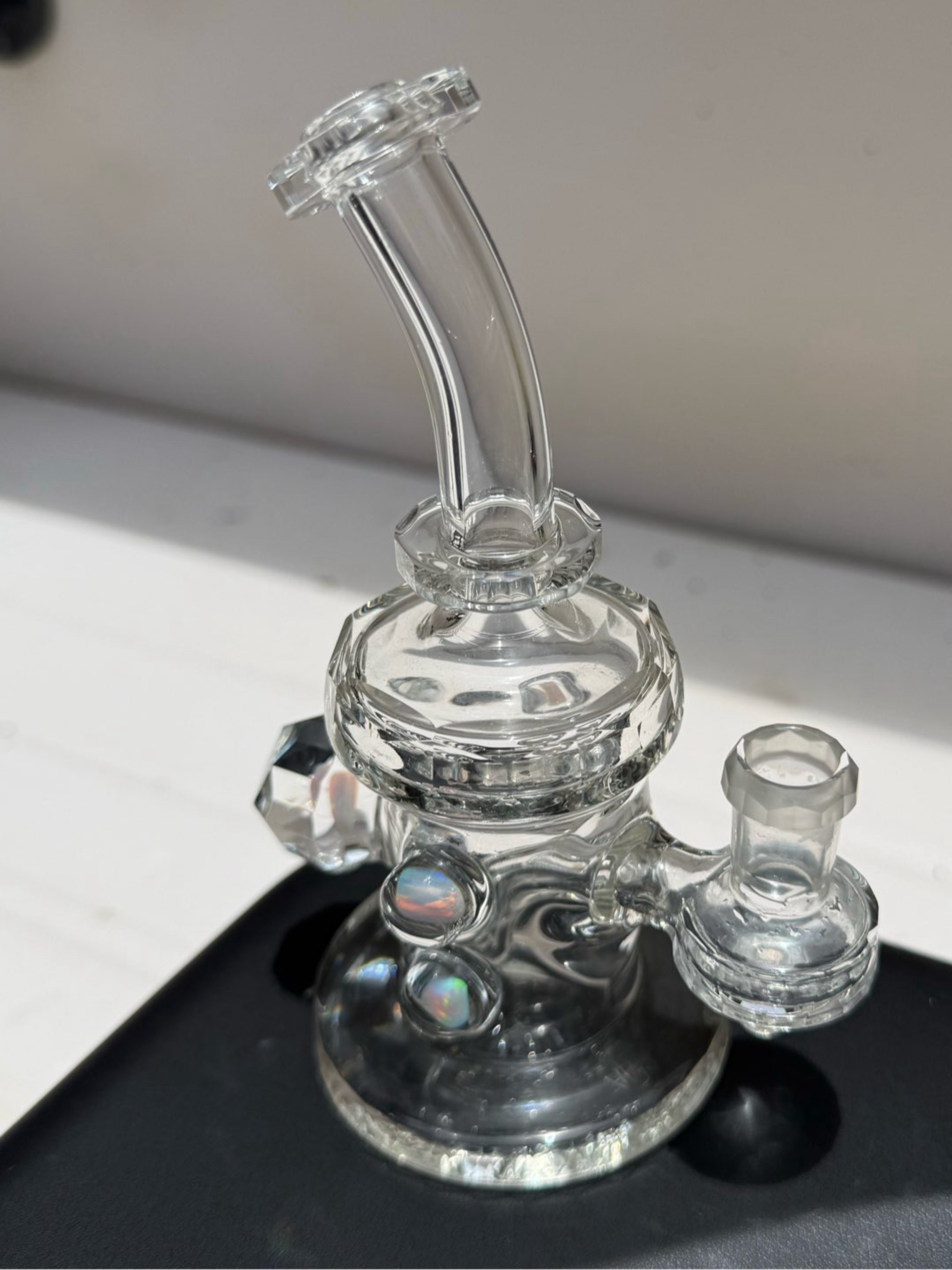 Preview pic of Alex Naples Glass 10mm Facets and Opals