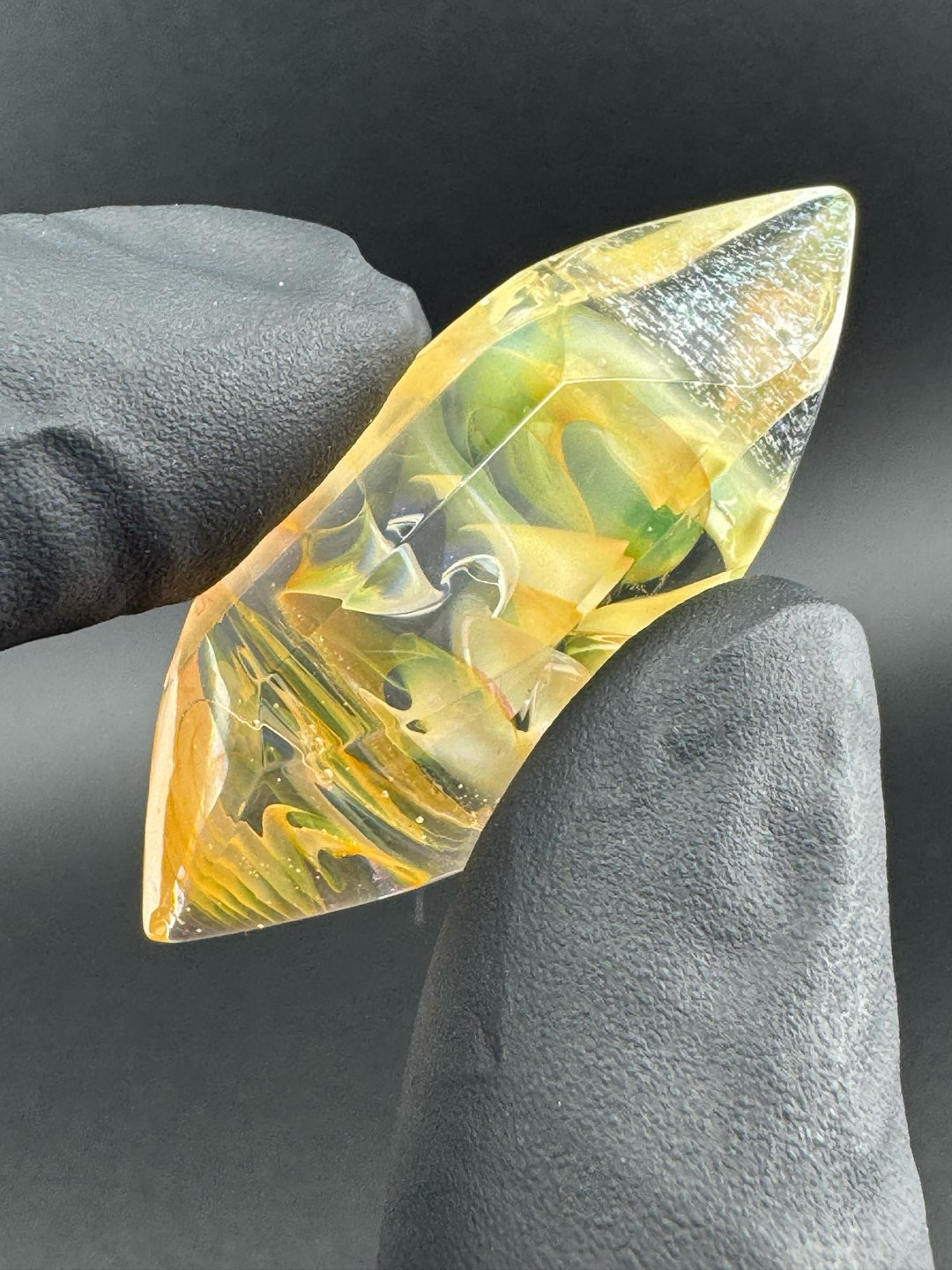 Preview pic of 2 fume section crystal with dichro tip *coldworked*