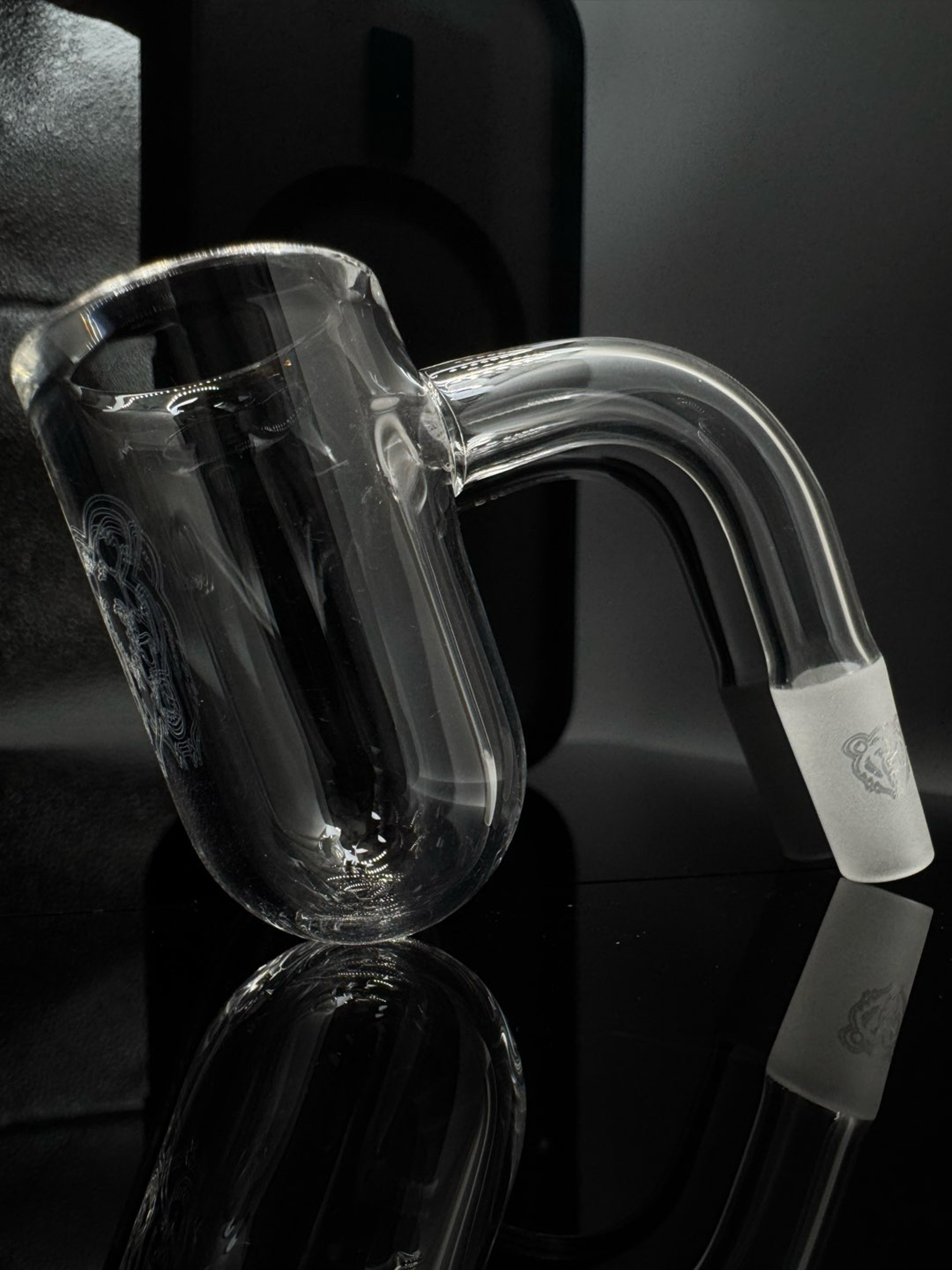 Preview pic of Bear Quartz Banger Bundle - Bear Quartz 25mm V2 Round Bottom 10mm Male and Bear Quartz 25mm Flat V2 14mm Male