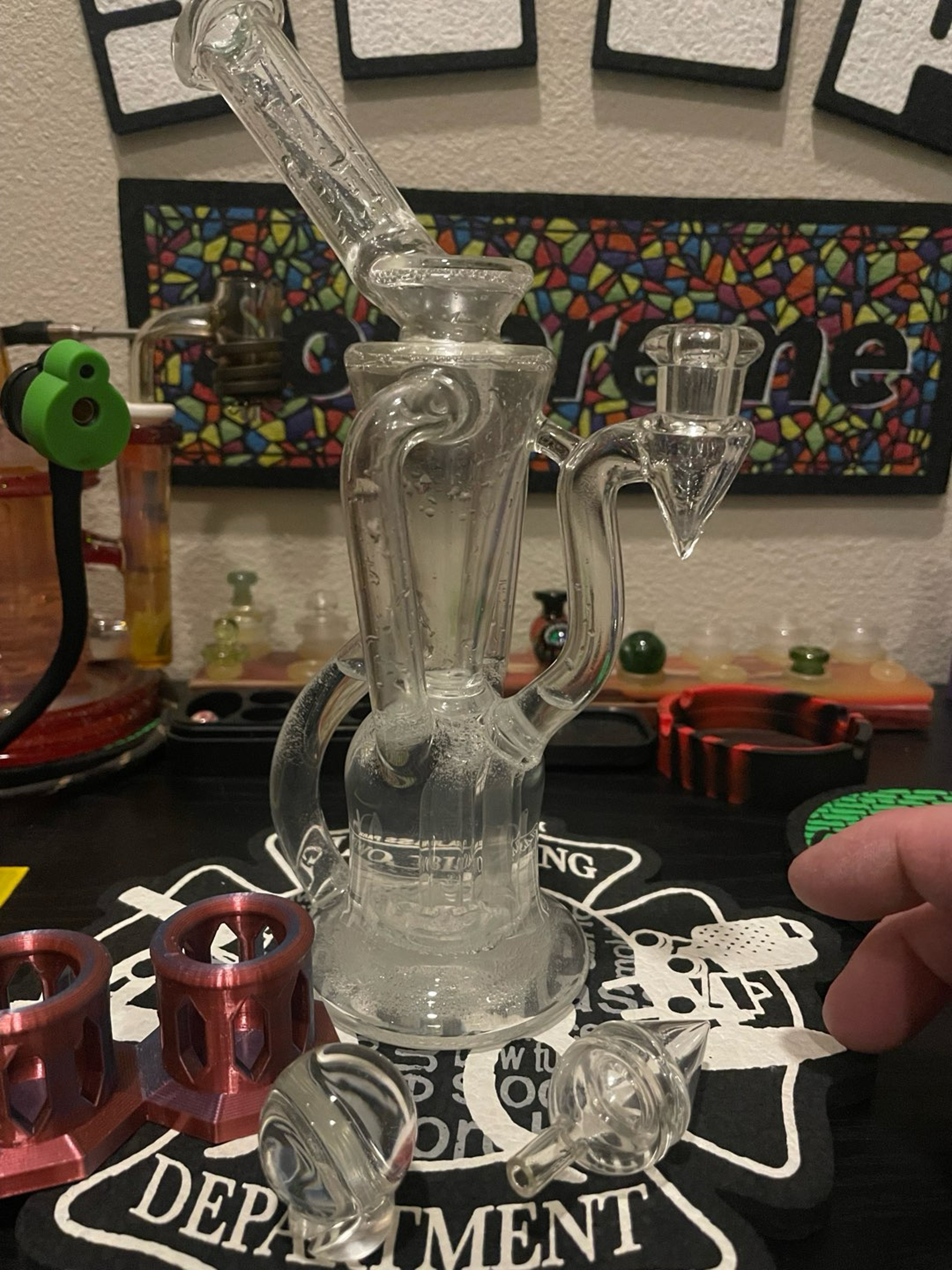 Preview pic of Clear set Tubesock rig and clear accessories