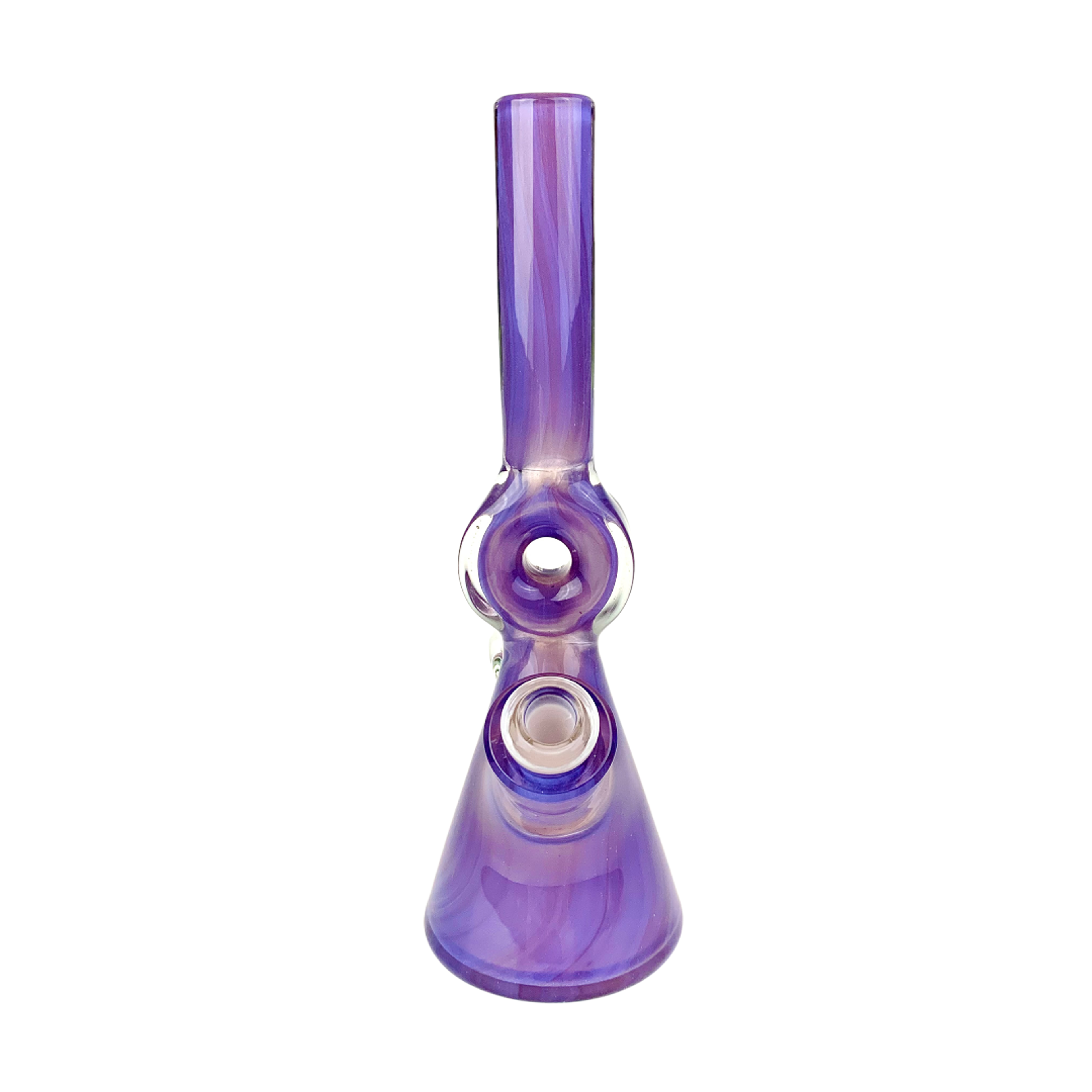 Preview pic of Gemini Art Glass Donut Mini Tube Wildberry Satin