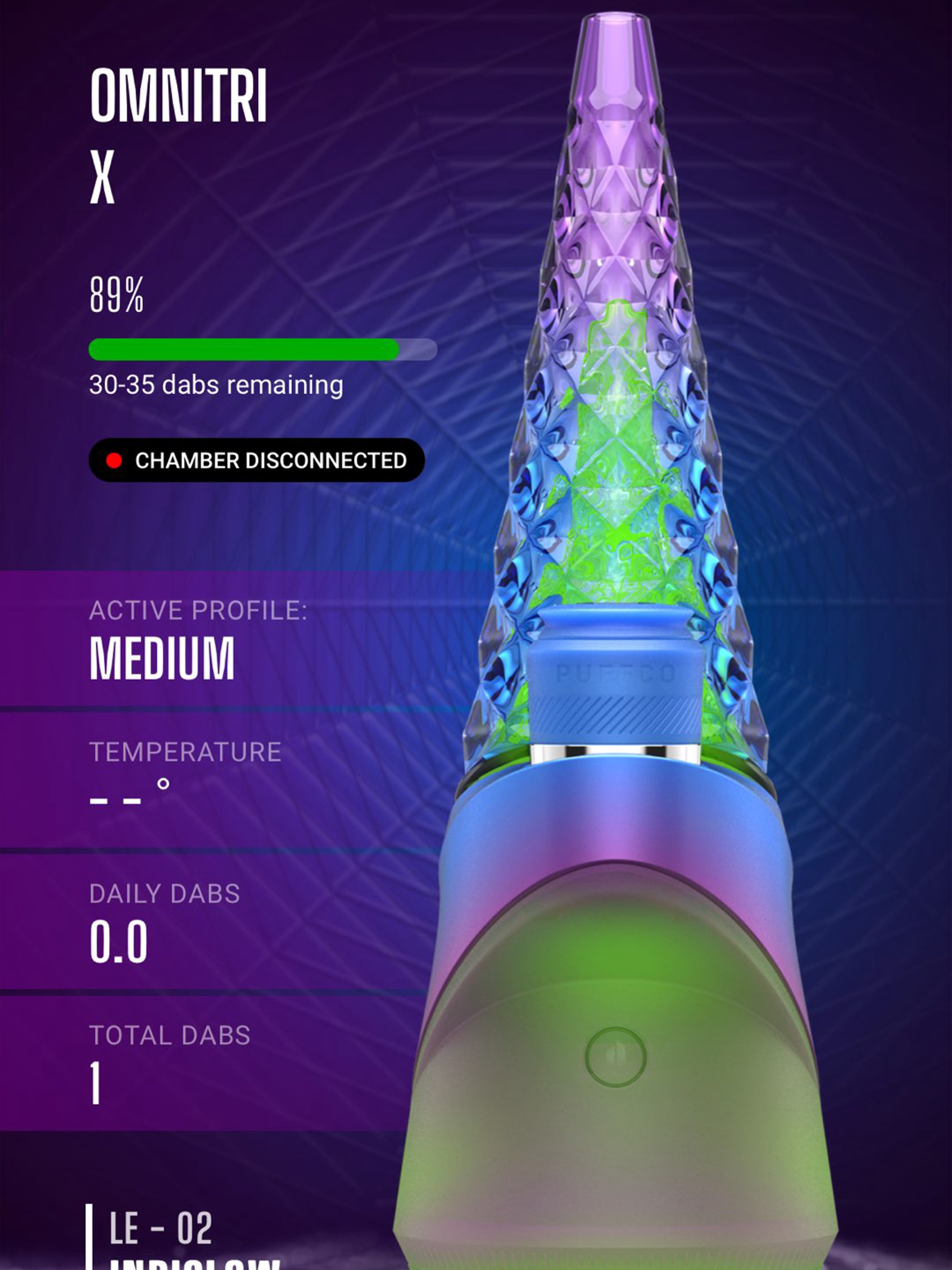 Preview pic of Brand New Open Box Indiglow Puffco Set