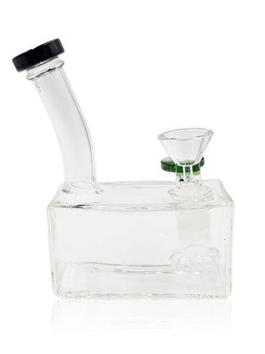 Preview pic of MINI SQUARE BOX SHOWERHEAD PERC RIG