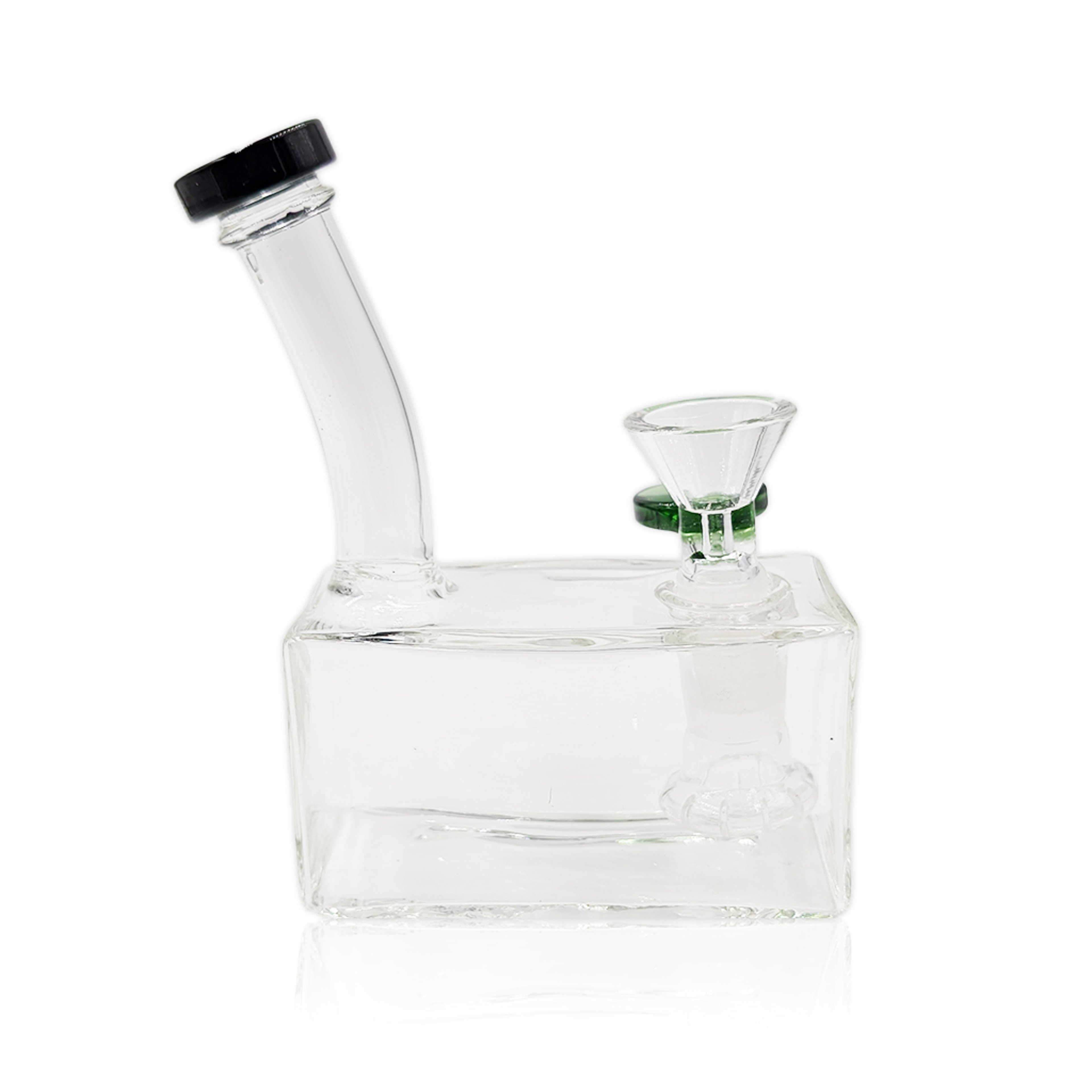 Preview pic of MINI SQUARE BOX SHOWERHEAD PERC RIG