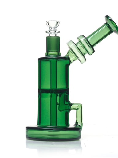 Preview pic of 8 INCHES SHOWERHEAD PERC TRANSLUCENT SIDE SPOUT OIL RIG