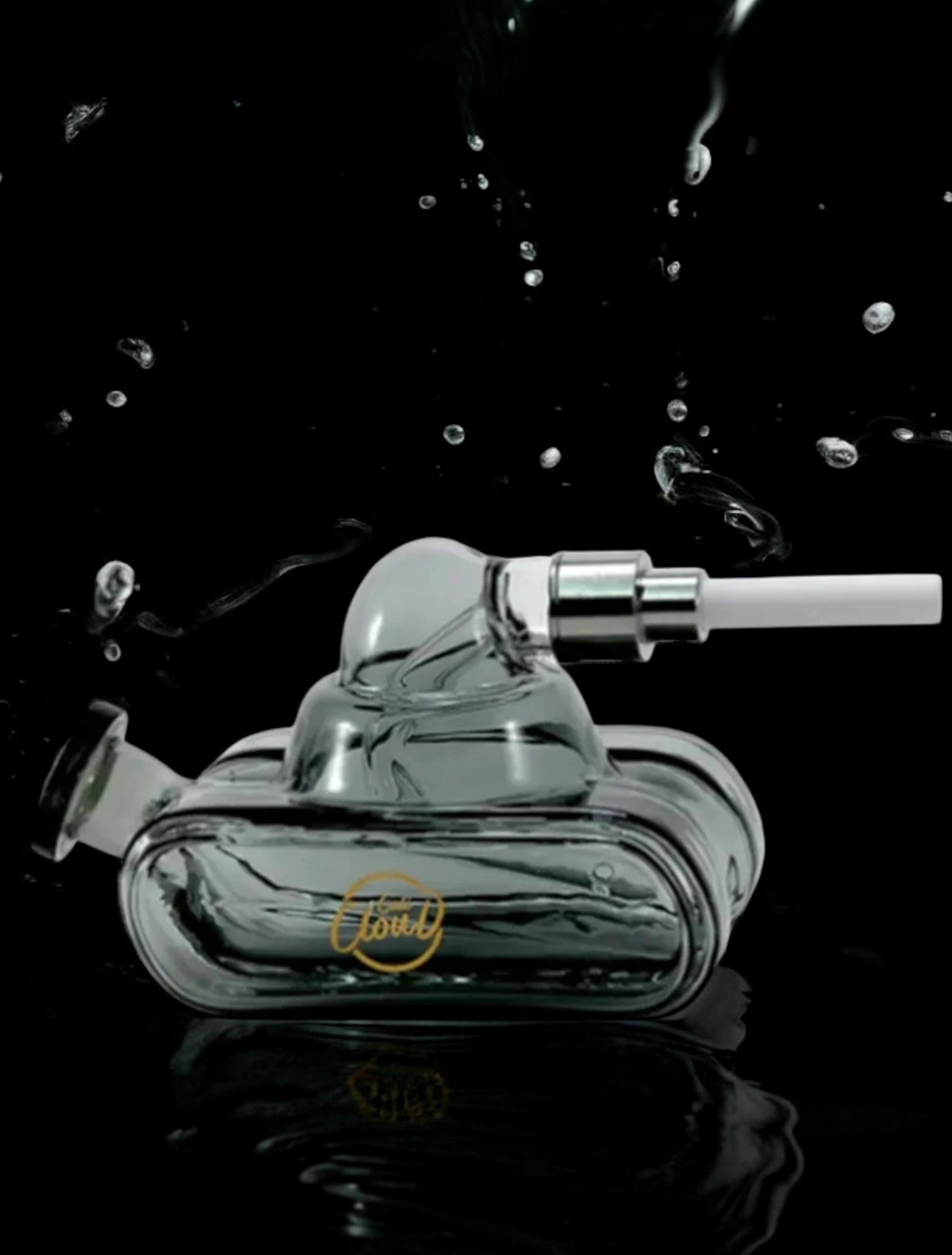 Preview pic of Cali Cloudx Redfighter 🎮 Tank Glass Nectar Collector "NC-48" in Black