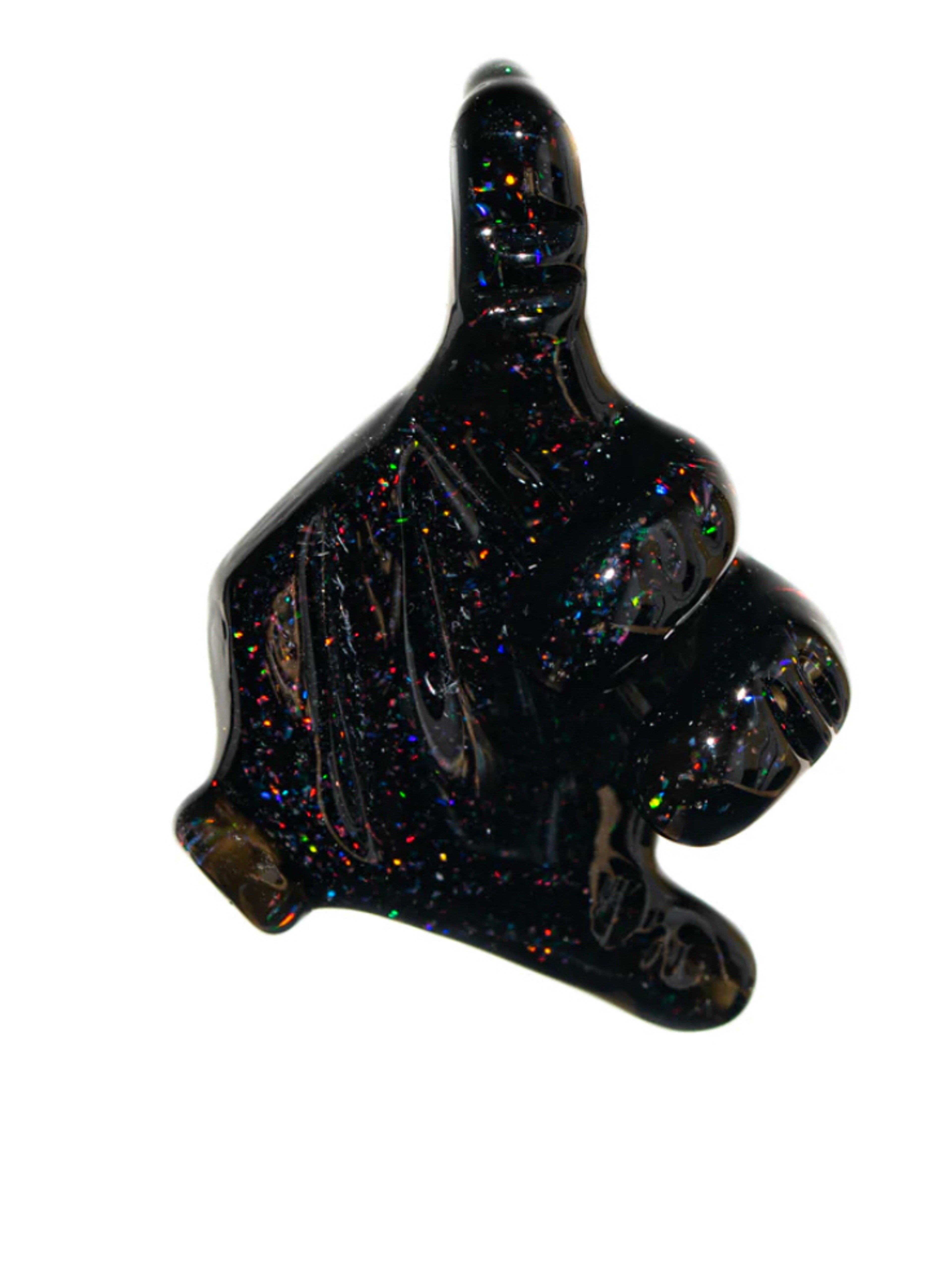 Preview pic of Crushed opal “hang loose” pendant - GooberGabe