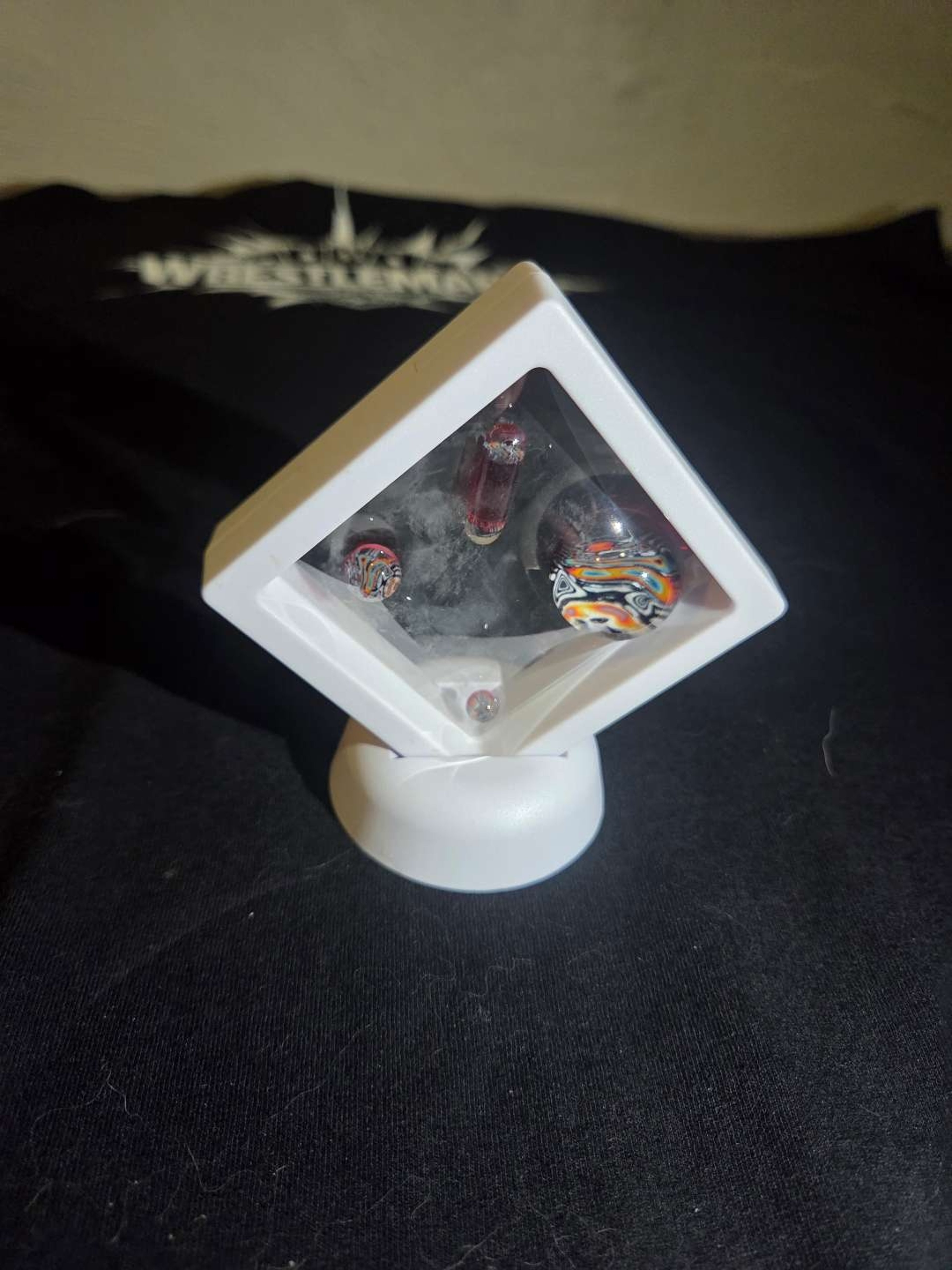 Preview pic of Upgrade Glass Rainbow Bullseye Chipstack Slurper Set