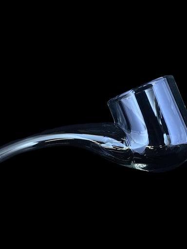 Preview pic of Clear Layback Glass Pipe Attachment for Puffco Proxy
