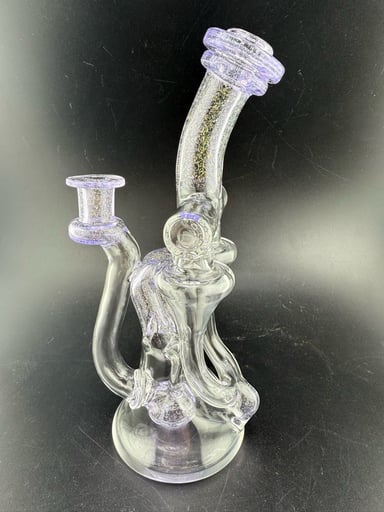 Preview pic of Domer Glass 2025 Purple Dichro Double Recycler