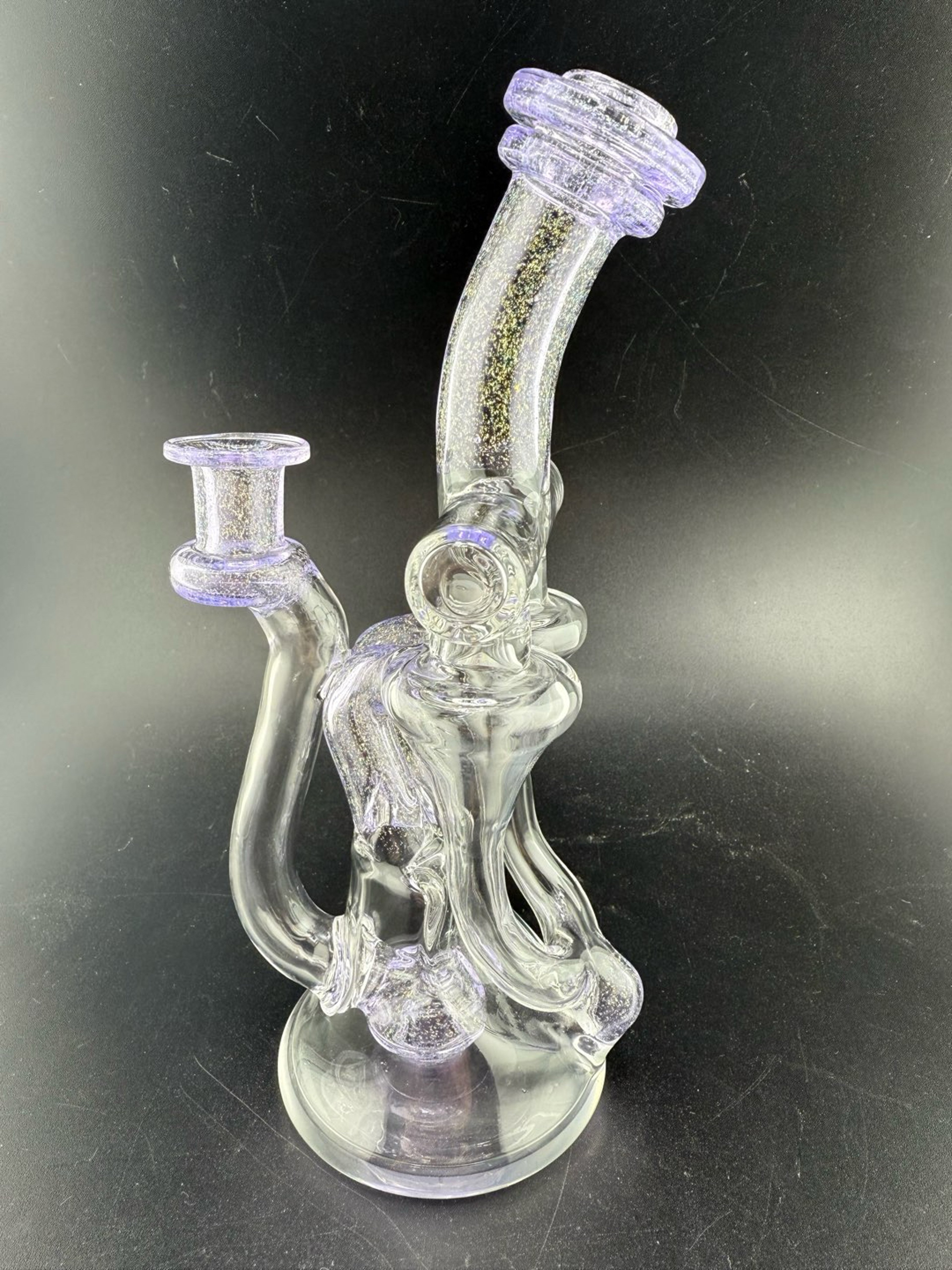 Preview pic of Domer Glass 2025 Purple Dichro Double Recycler