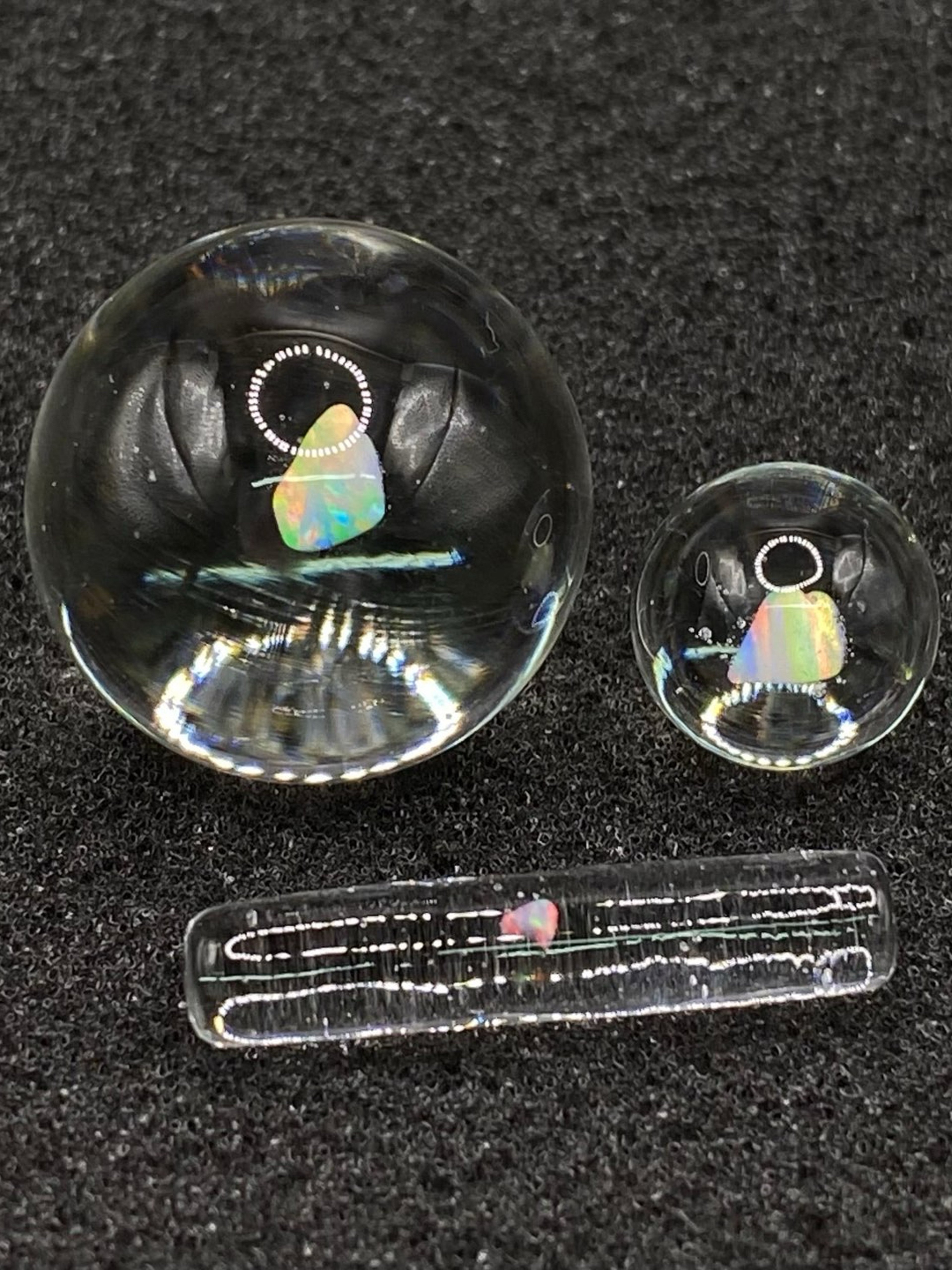 Preview pic of Clear Opal Marble Set (3 Piece)