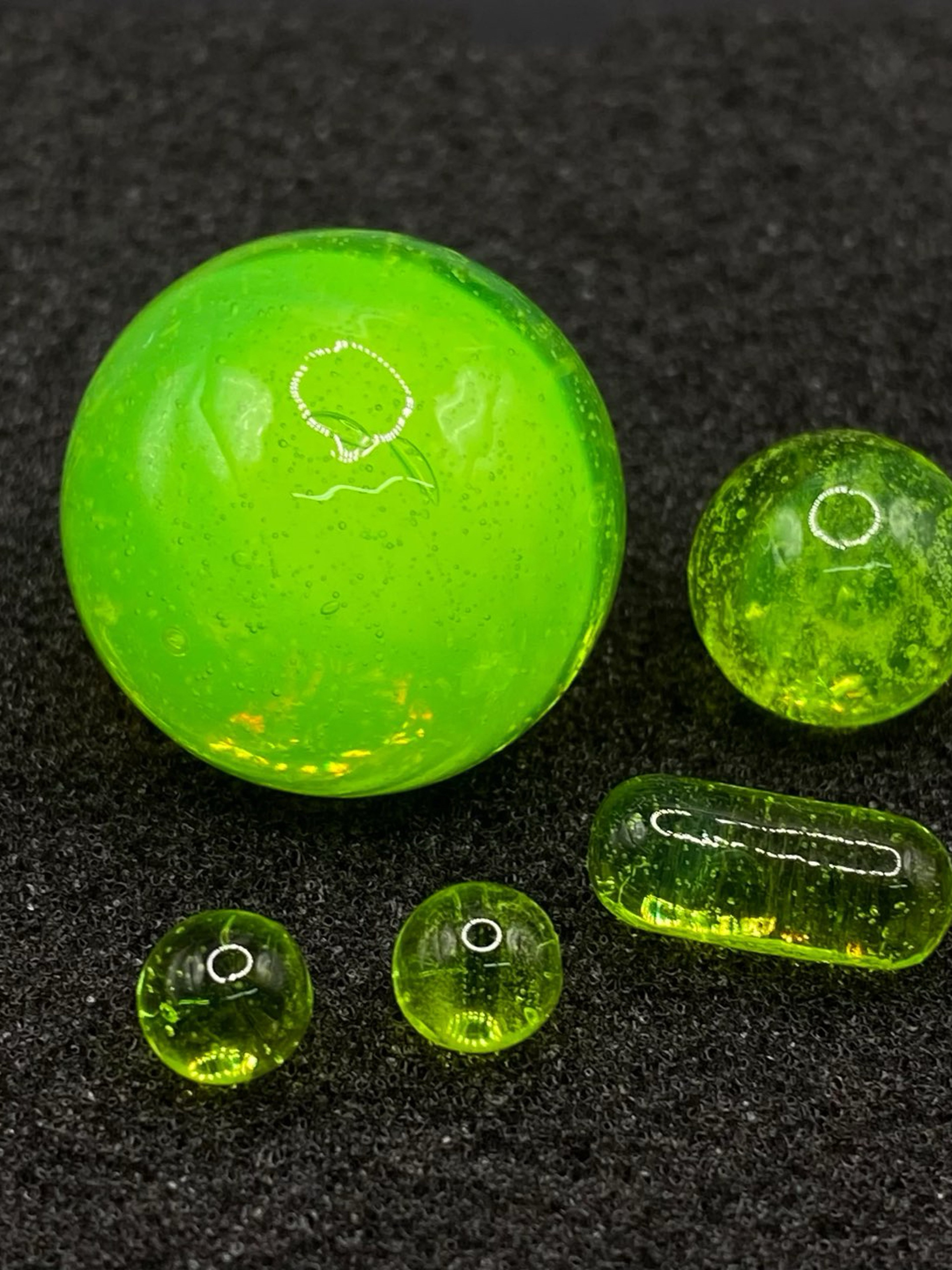 Preview pic of Green Slyme Marble Set - 5 Piece