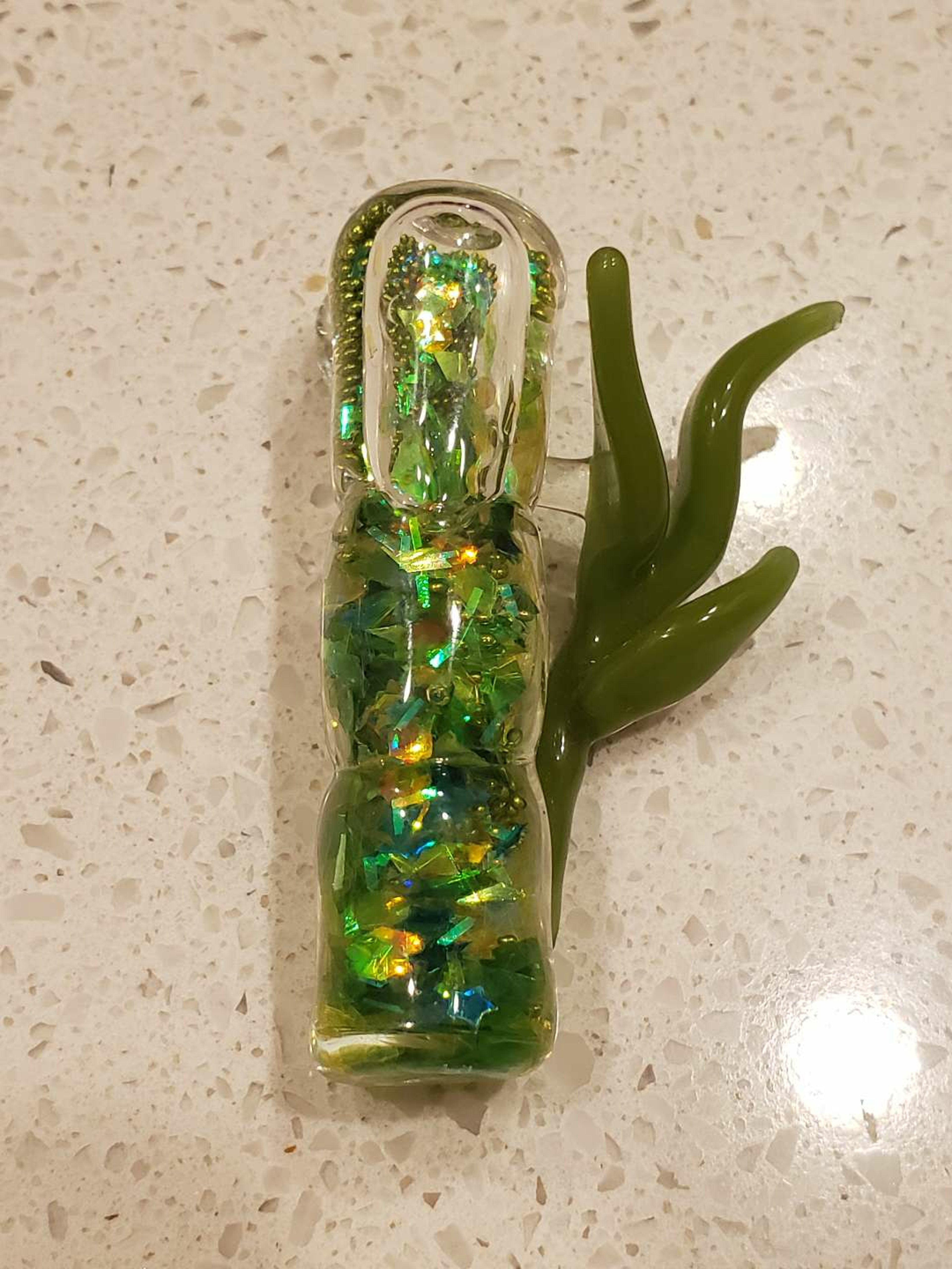 Preview pic of Lucky bamboo filled with glitter