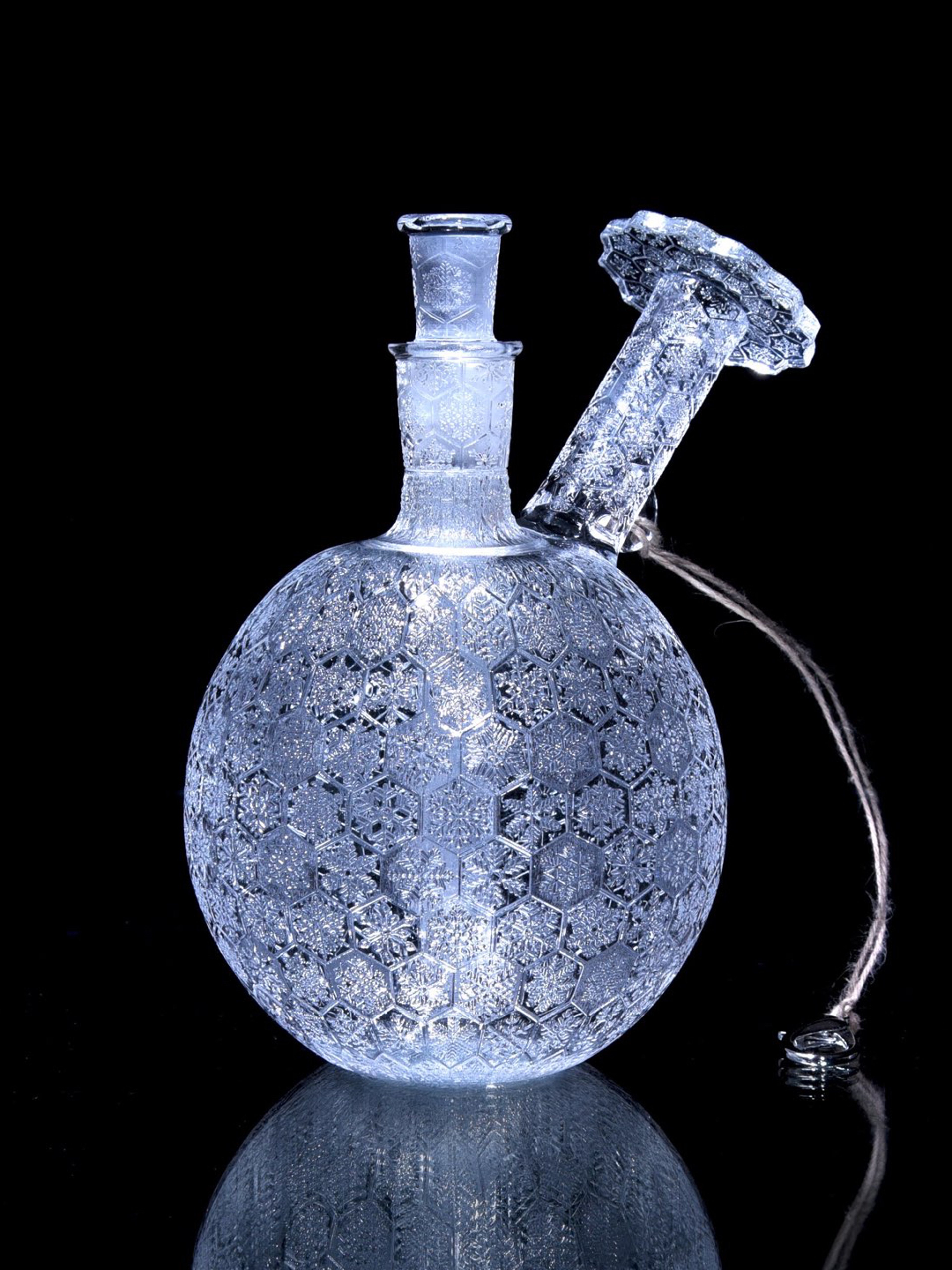 Preview pic of Evan Shore - Etched Full-quartz Ornament Rig w/ Removable Downstem - 10mm Female