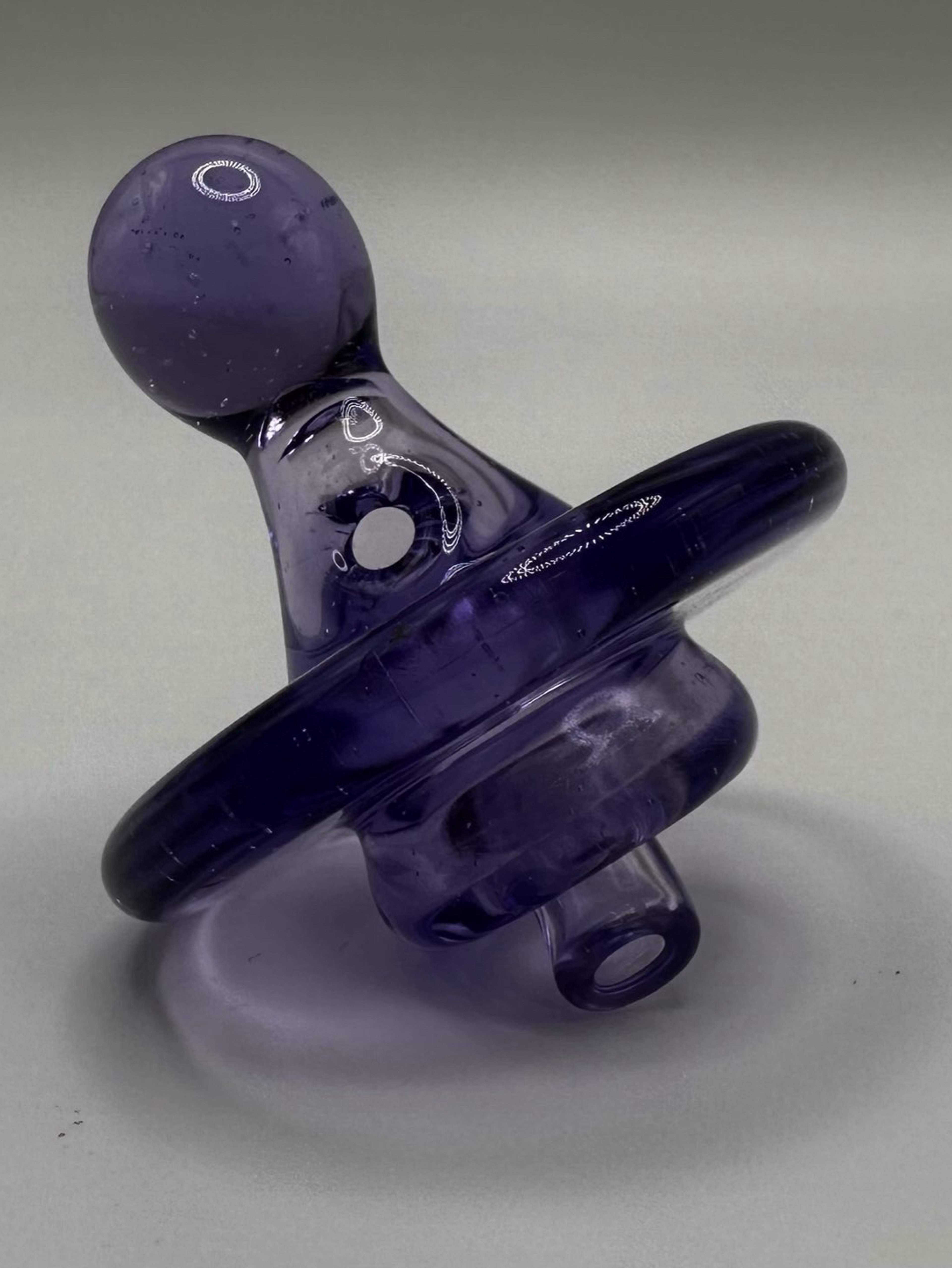 Preview pic of Blew Glass Purple Spinner Top
