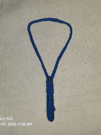 Preview pic of Custom crocheted Puffco plus/ dab pen necklace holder