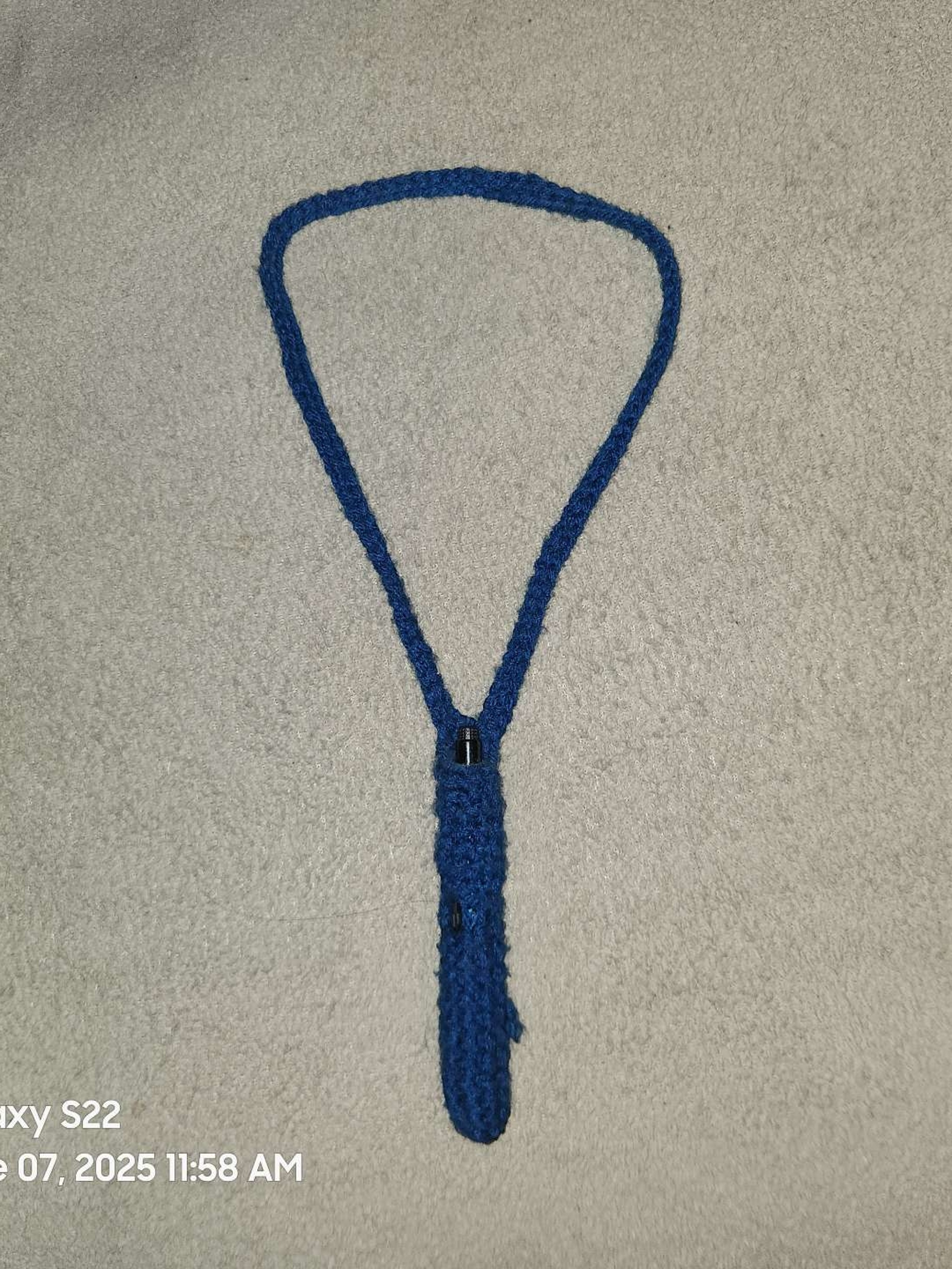 Preview pic of Custom crocheted Puffco plus/ dab pen necklace holder