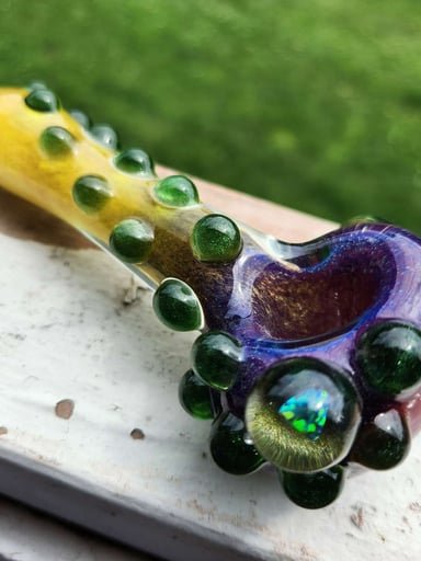 Preview pic of ¡Harold Ludeman Midnight Magenta x Green Stardust x Canary x Opal Spoon!