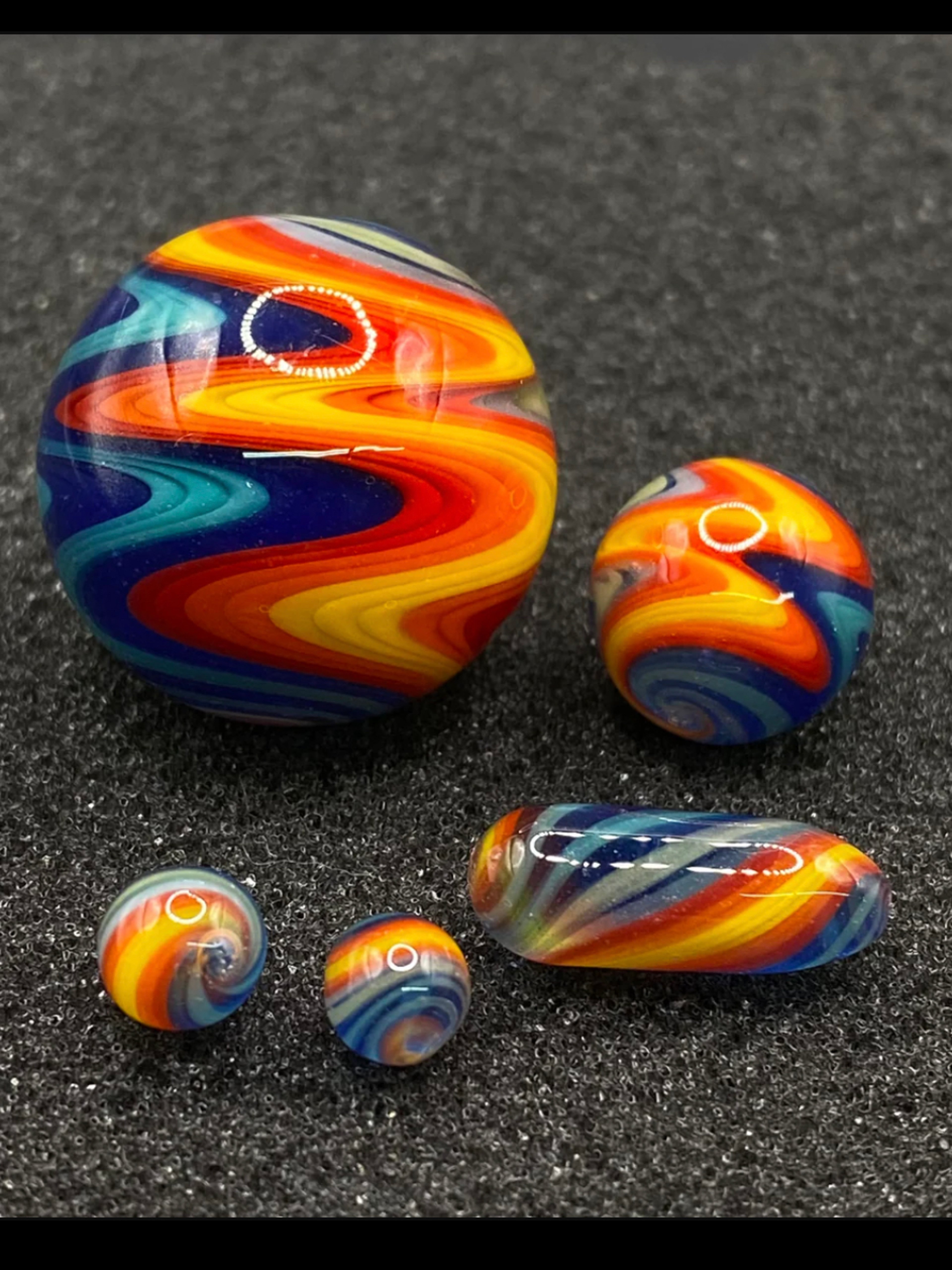 Preview pic of Wig Wag Marble Set - 5 Piece