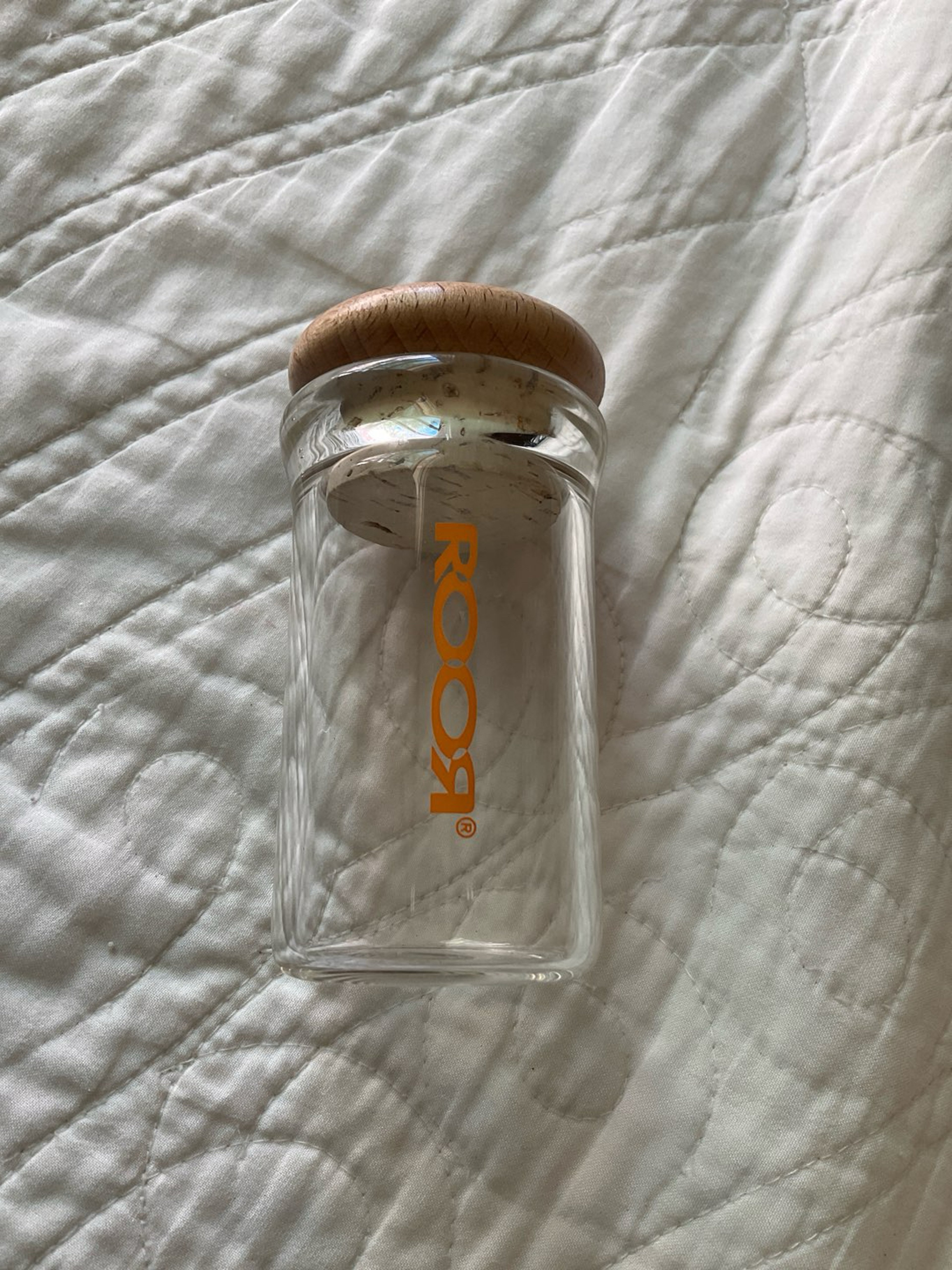 Preview pic of RooR Germany Wooden Lid Jar (Orange)