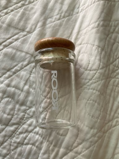 Preview pic of RooR Germany Wooden lid Jar (White)