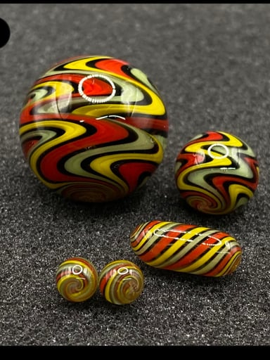 Preview pic of Wig Wag Marble Set - 5 Piece